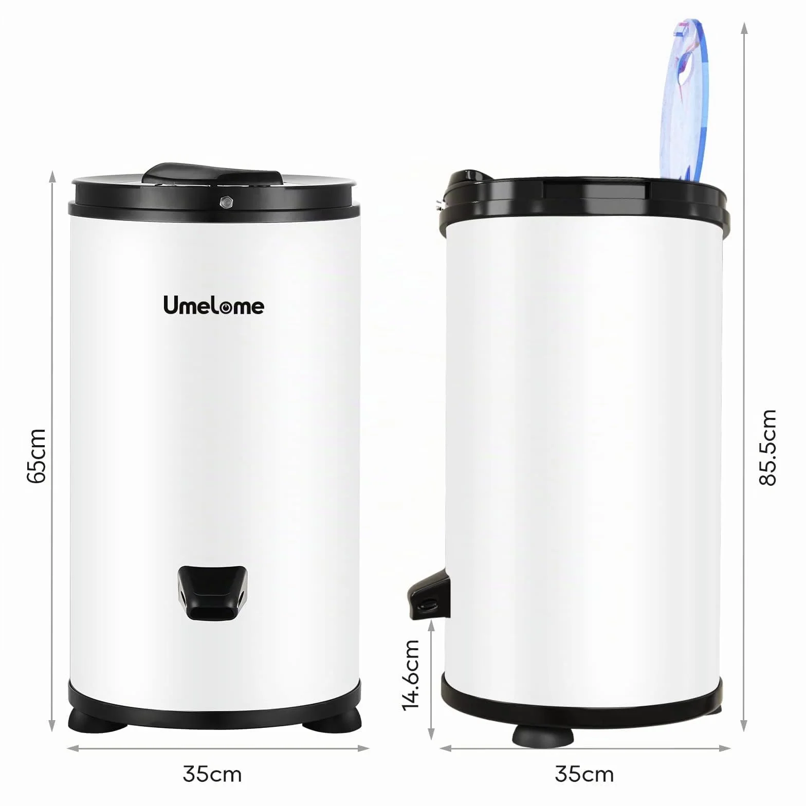 Secador de centrifugado 6 kg 2800 rpm Blanco Clase A+++