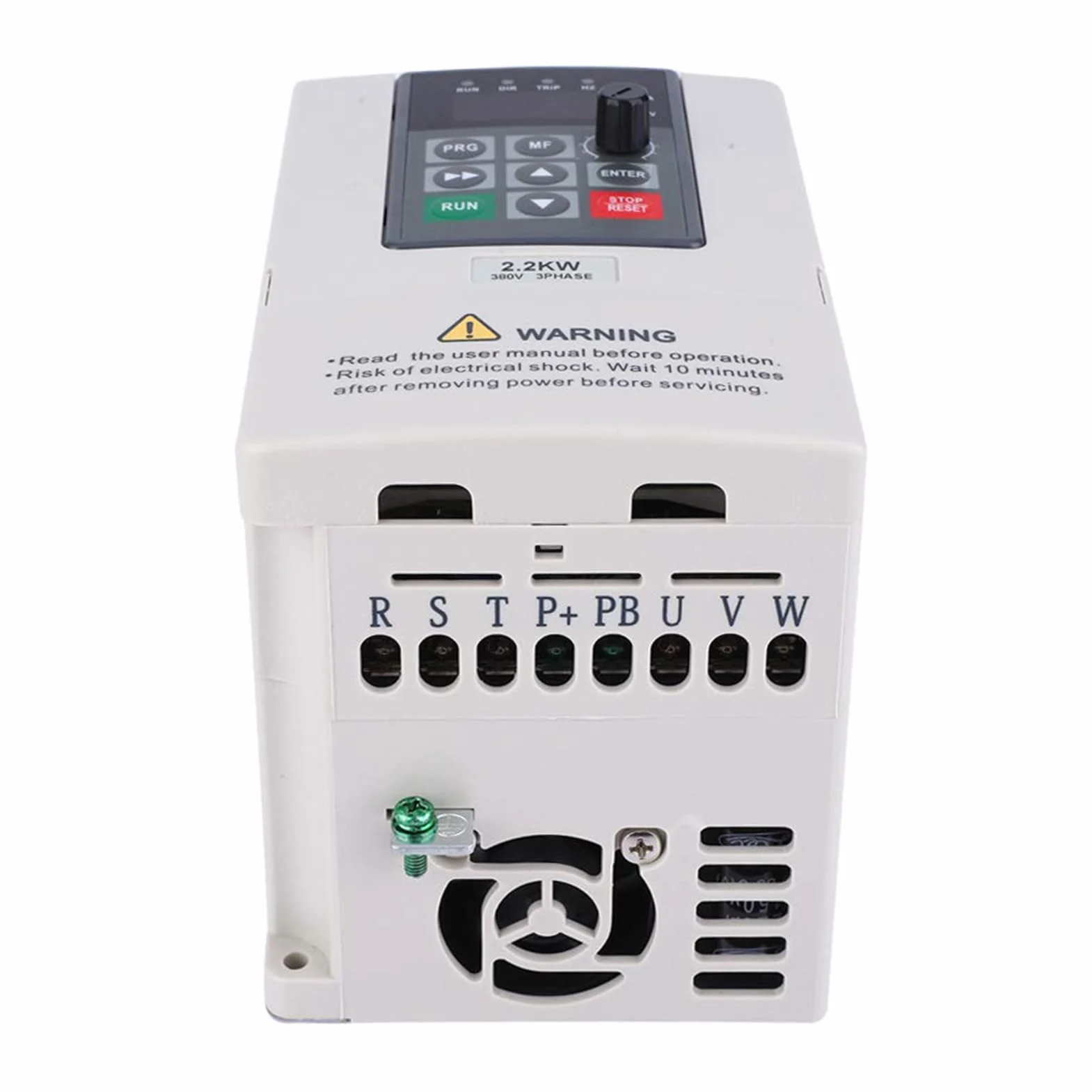 Variador 220 380, 2.2kw Variador de Velocidad del Motor Entrada Monofásica 220V, Salida Trifásica 380V Variador de Frecuencia para Control de Velocidad del Motor