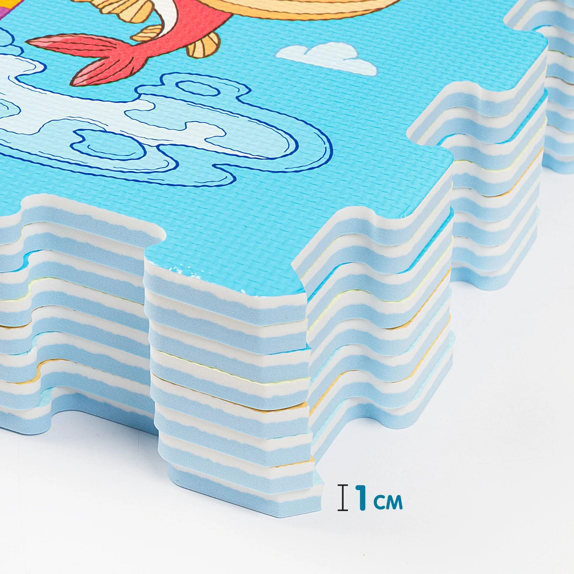 Colorbaby C'Baby Alfombra puzle bebés Animales y números 8 Piezas gomaespuma