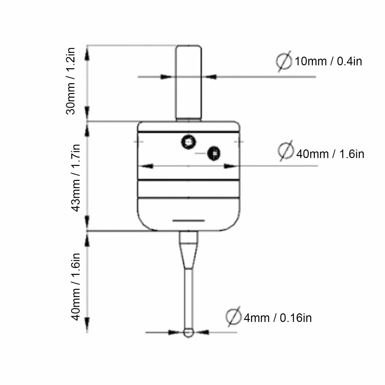 Buscador de Bordes 3D CNC, Sensor 3D de Sonda Táctil CNC de Alta Precisión, Localizador de Bordes Electrónico a Prueba de Agua con Sonda Giratoria de 180 ° para Ejes X, Y Y Z, para Equipos CNC(#2)