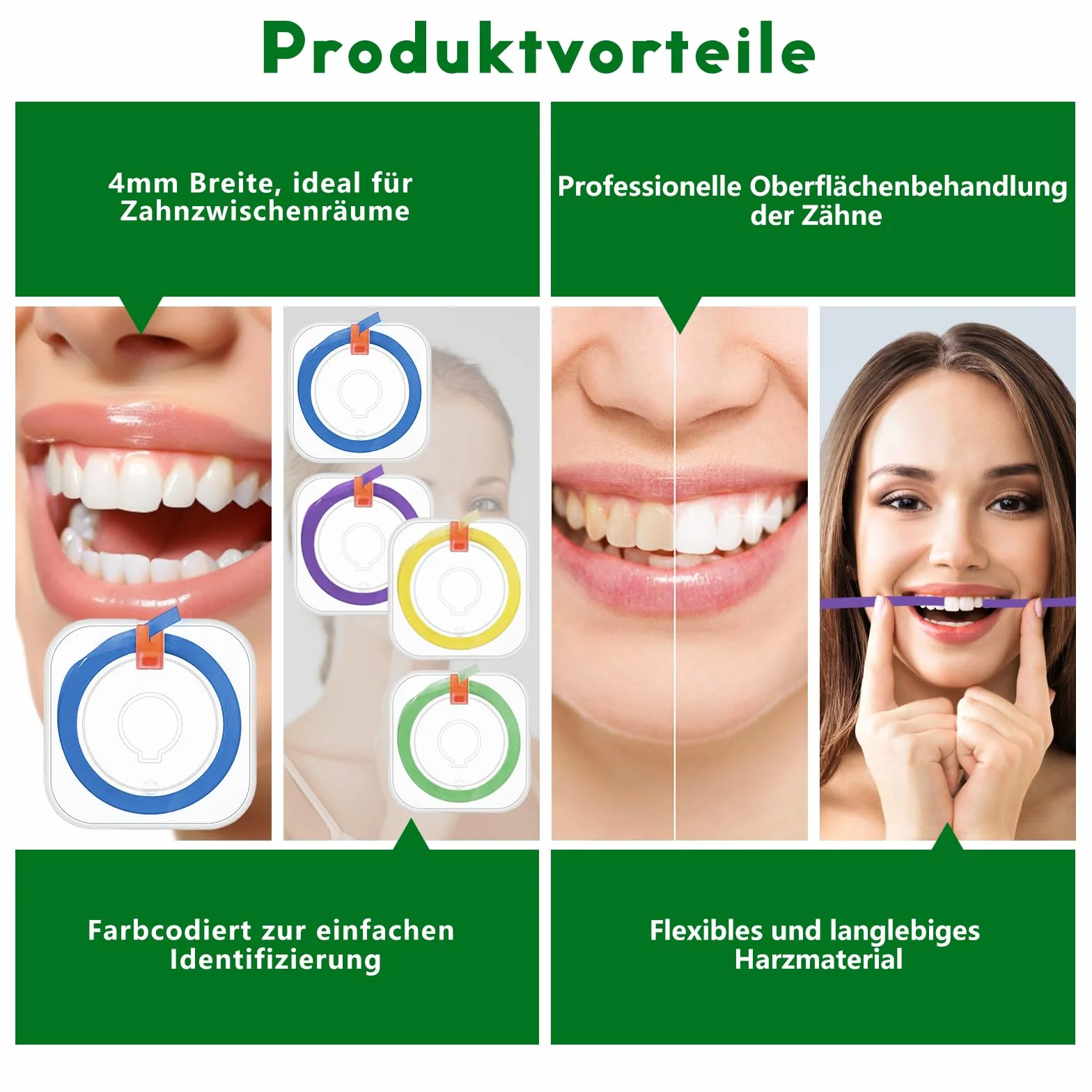 Papel de lija dental profesional 4 volúmenes tiras de pulido grueso medio fino 4 mm x 6 m