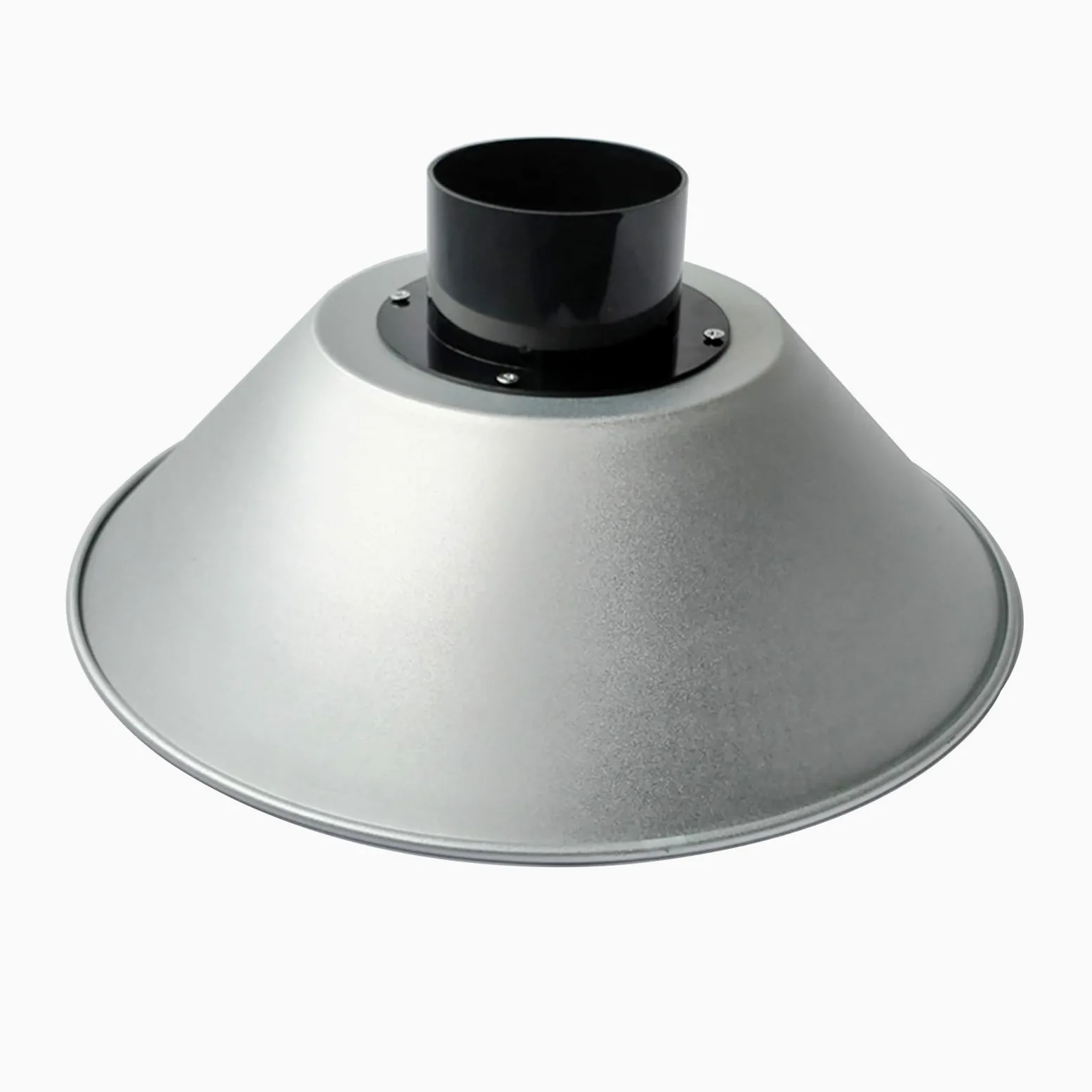 Campana redonda para ahumar, boquilla de aleación de aluminio para una extracción eficaz de humos de soldadura en estaciones de trabajo