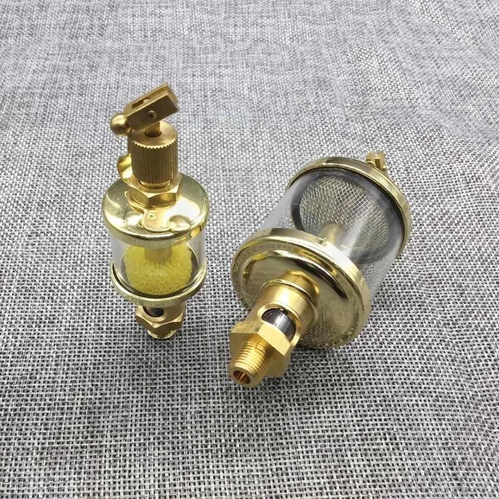 1 copa de aceite con válvula de aguja de precisión (rosca macho BSP de 1/8", 1/4" y 3/8"). Aceitera de goteo ajustable de 16 ml a 600 ml for tornos y fresadoras.(3/8"x600mL)