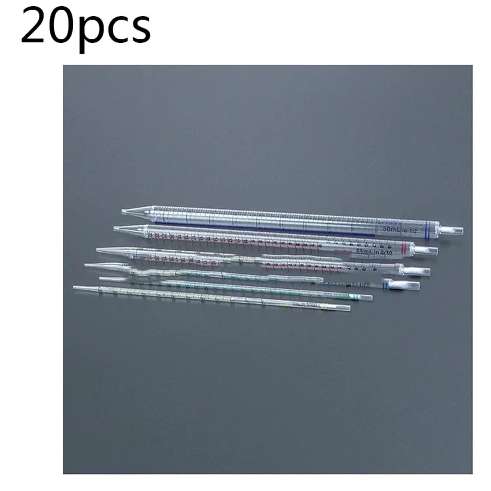 Lote de 20 pipetas de aspiración, embalaje independiente.(100mL)