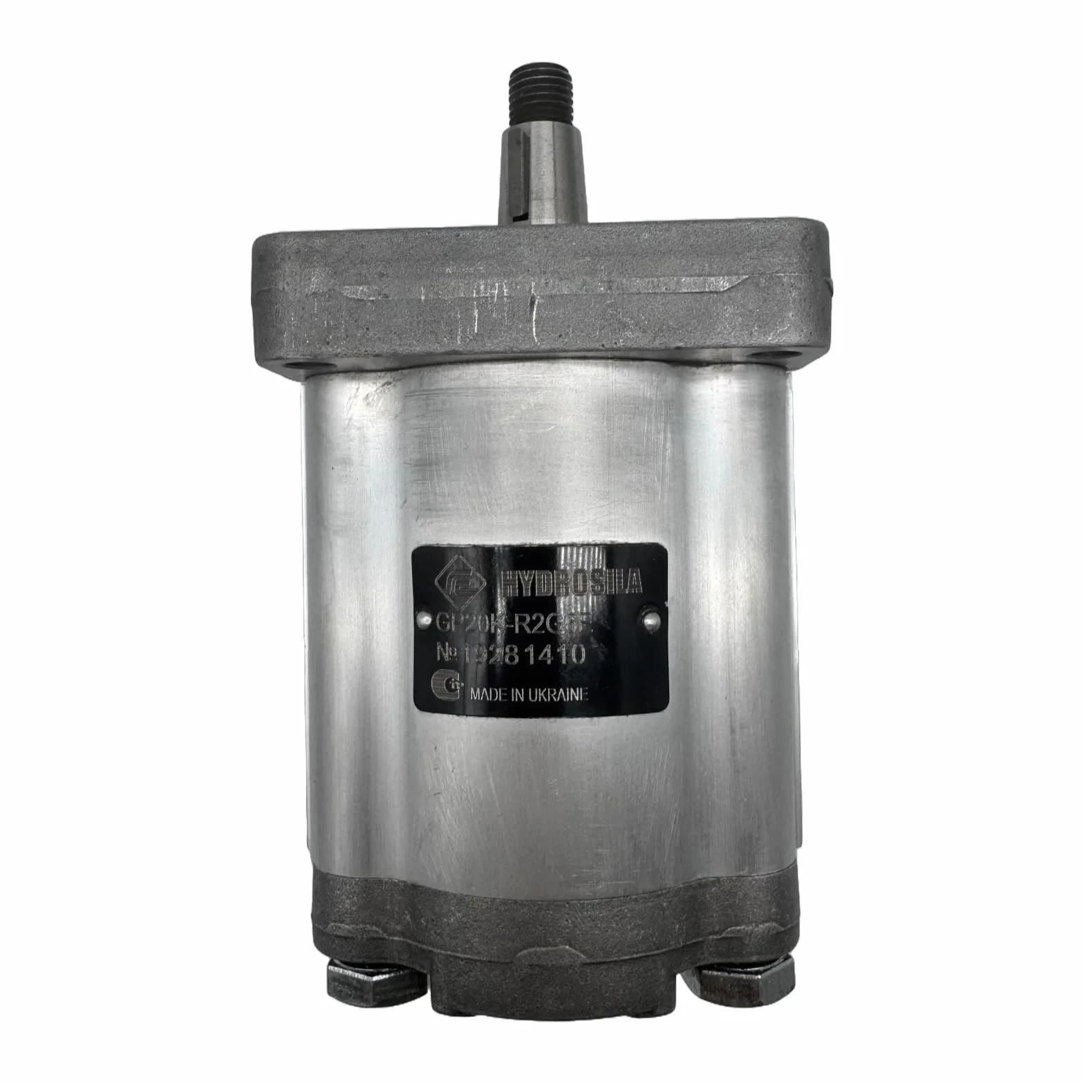 Bomba Hidráulica 30 L/min (20cc/rev), 250 bar, Eje Cónico 1:8, Puertos Brida de montaje europeo, Montaje Europeo marca Hydrosila. Bomba para Tractor, Bomba para Prensa Hidráulica y Grupo Hidráulico