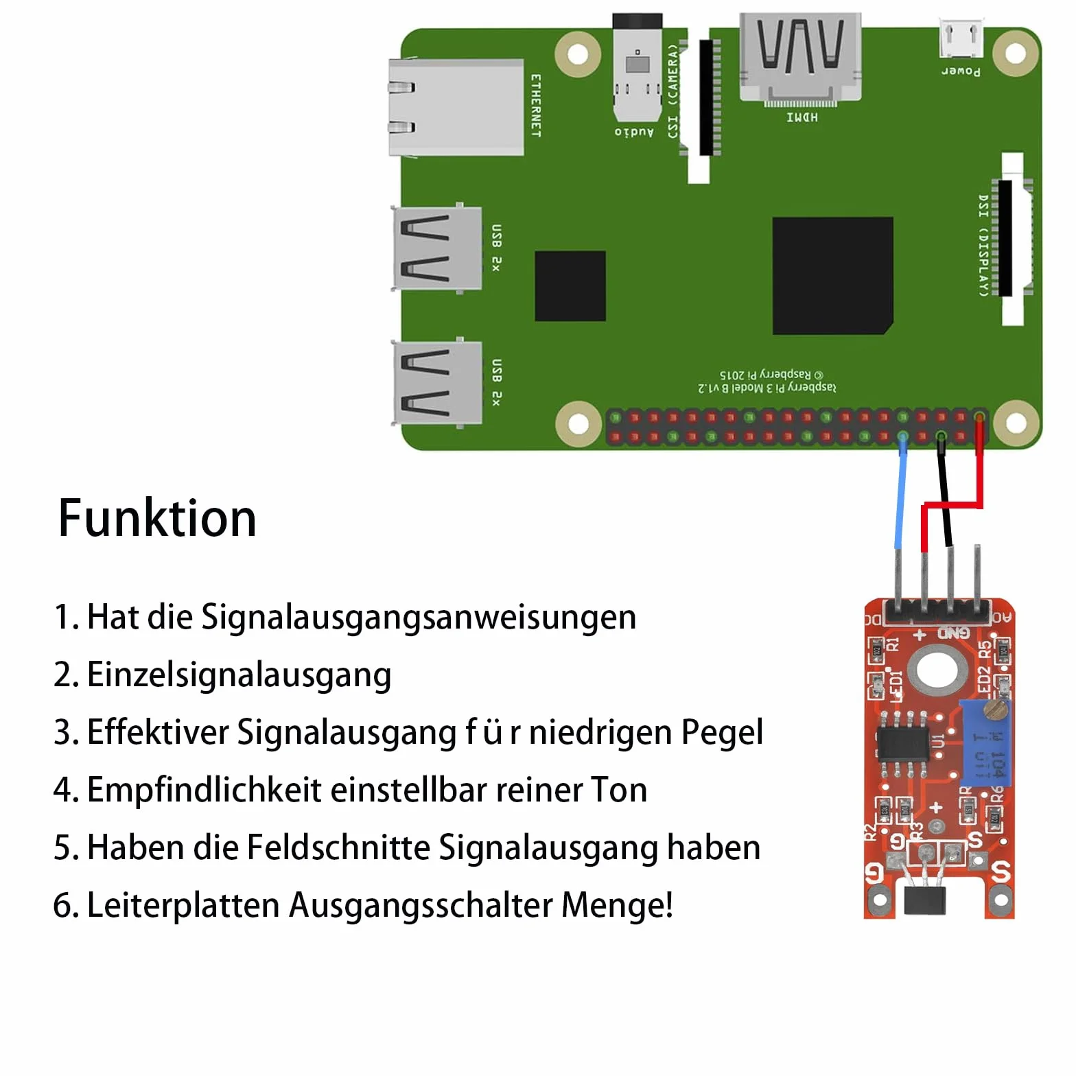 4 módulos de sensor magnético lineal KY-024 compatible para Arduino y Raspberry Pi (4)