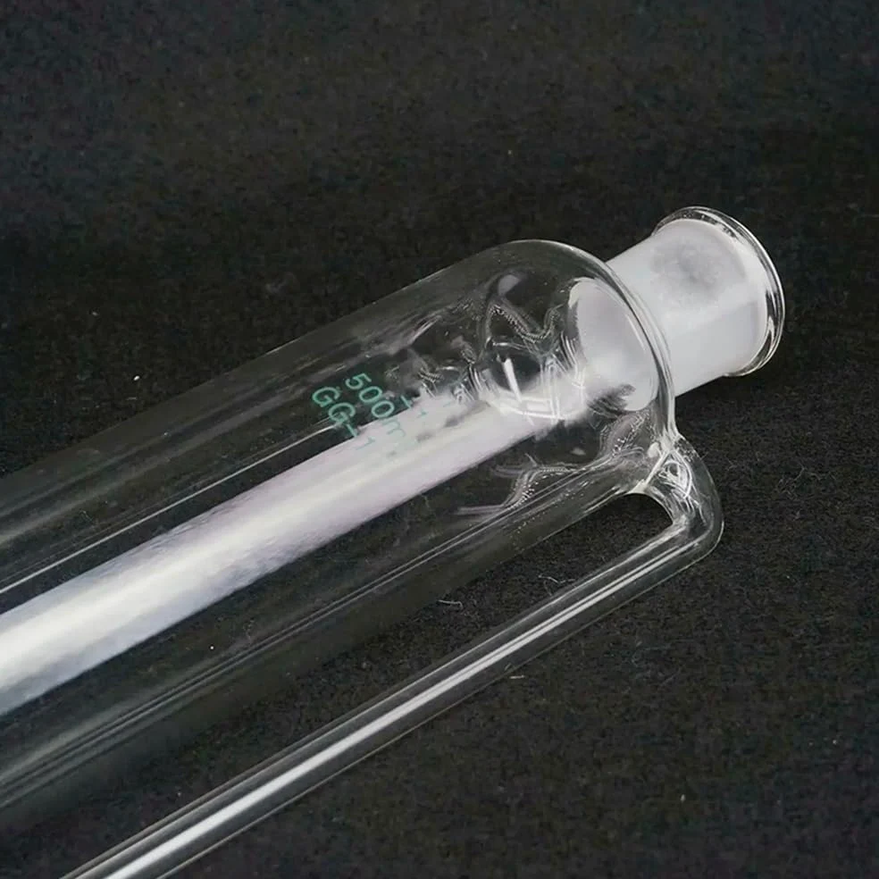 Equipos y suministros de laboratorio Embudo de laboratorio vidrio con válvula seguridad 500 ml, 29/32, caída presión y llave paso