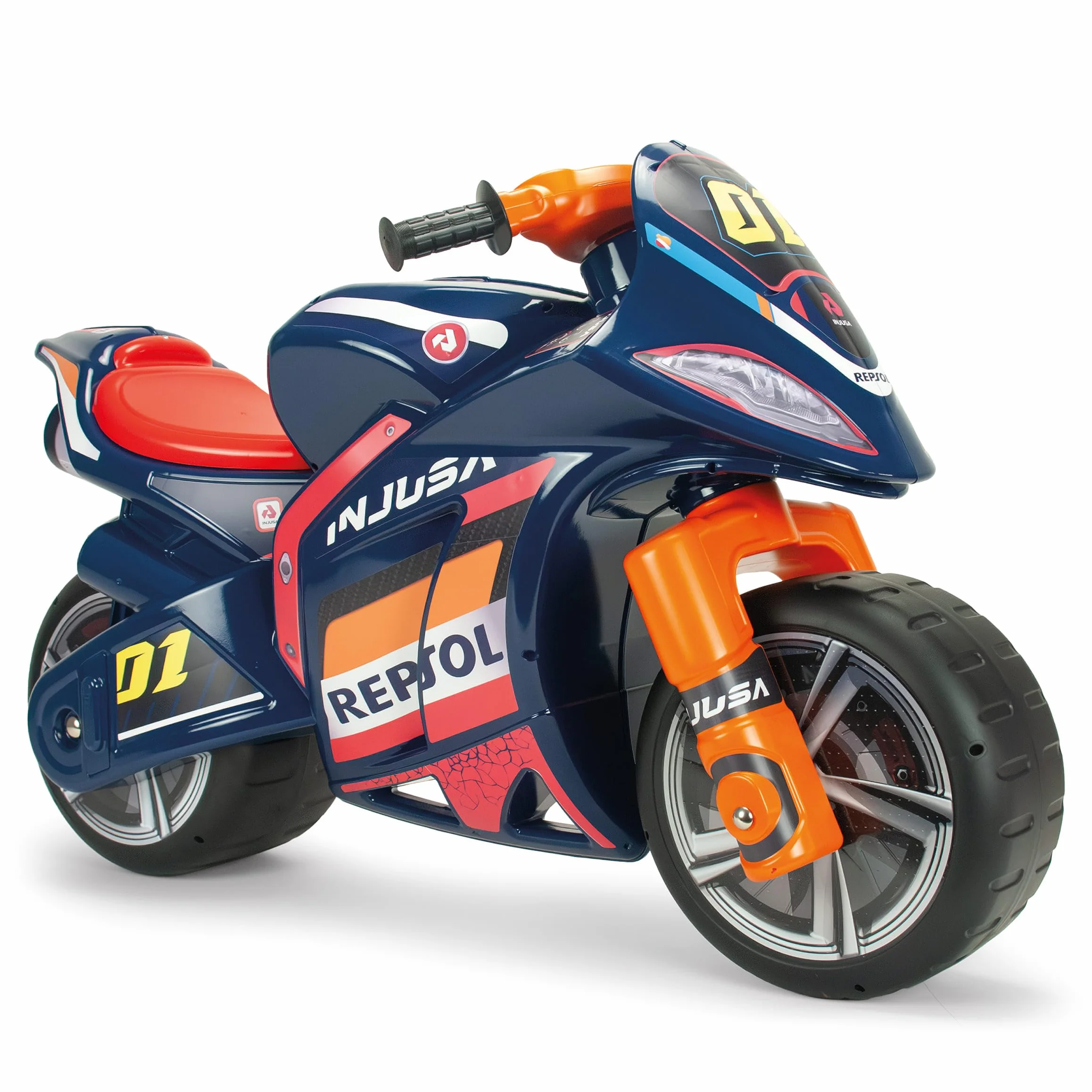 INJUSA Moto Correpasillos Infantil Winner Repsol XL dla Dzieci 4-7 Lat Niebieski