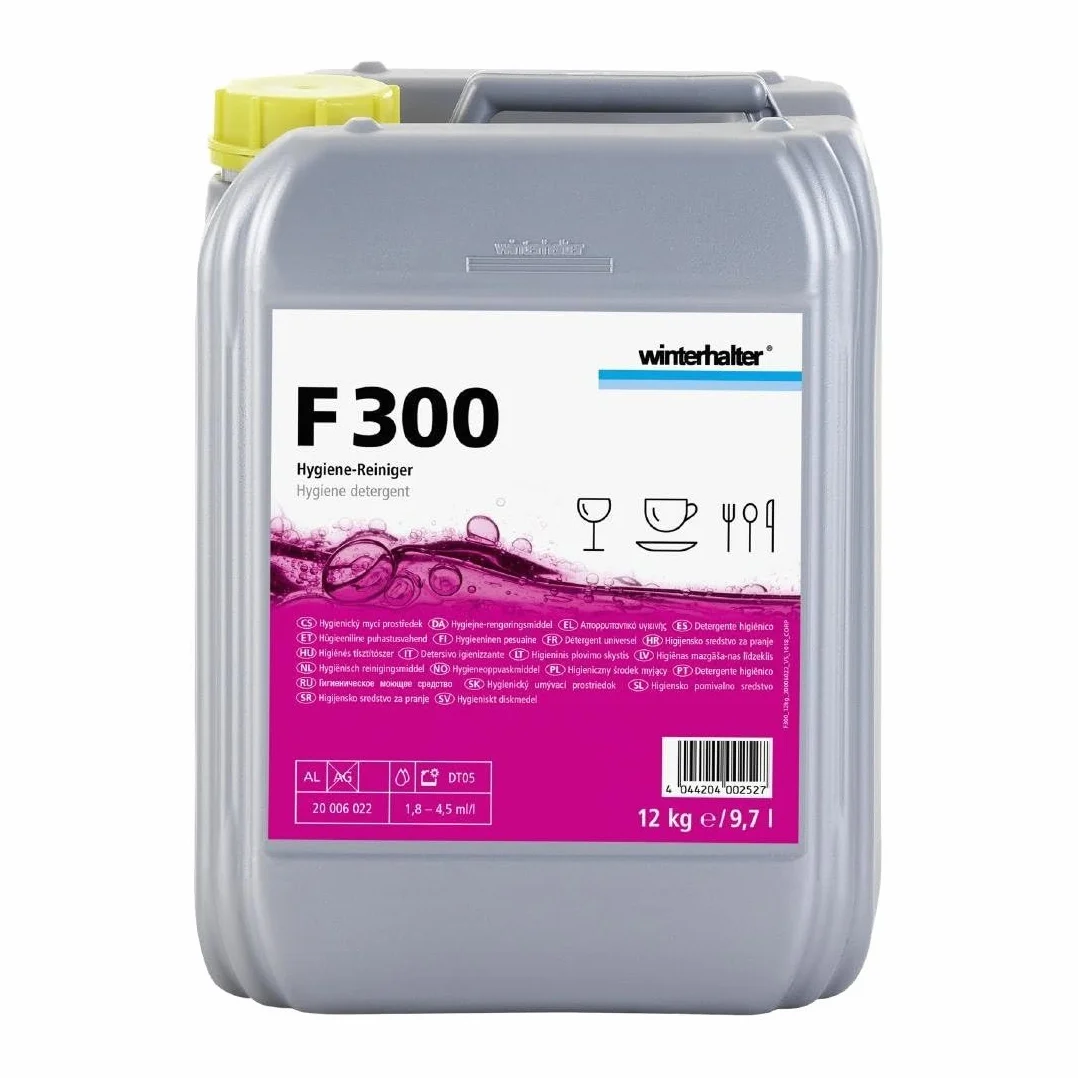 Bidón limpiador Winterhalter F300 para vasos y vajillas 8,8 kg 12