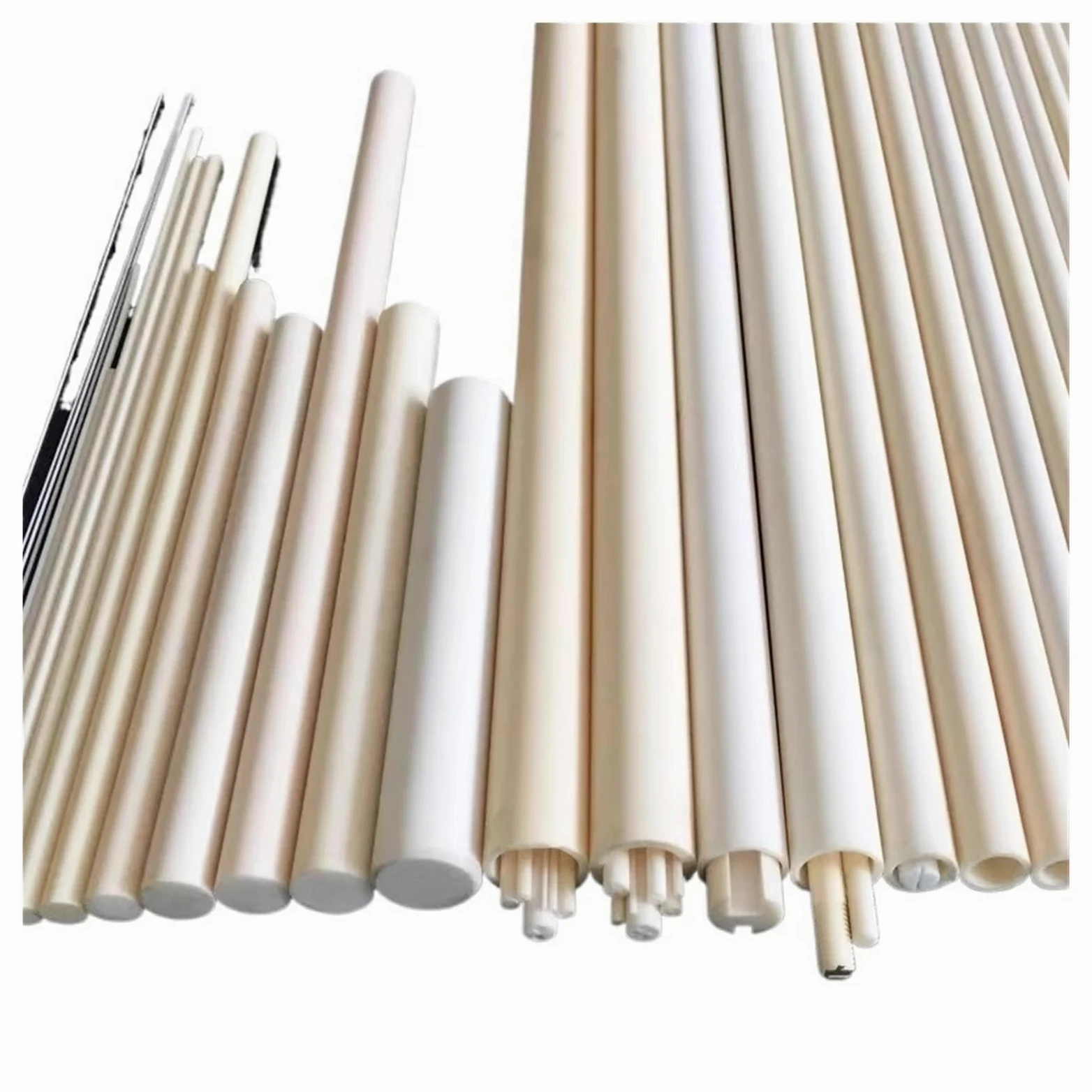 1 tubo de cerámica de desgaste de alta temperatura, diámetro interior hueco de 3,5 a 35 mm, tubo de combustión aislante de 200 mm de longitud (6 mm de diámetro interior x 10 mm de diámetro exterior)