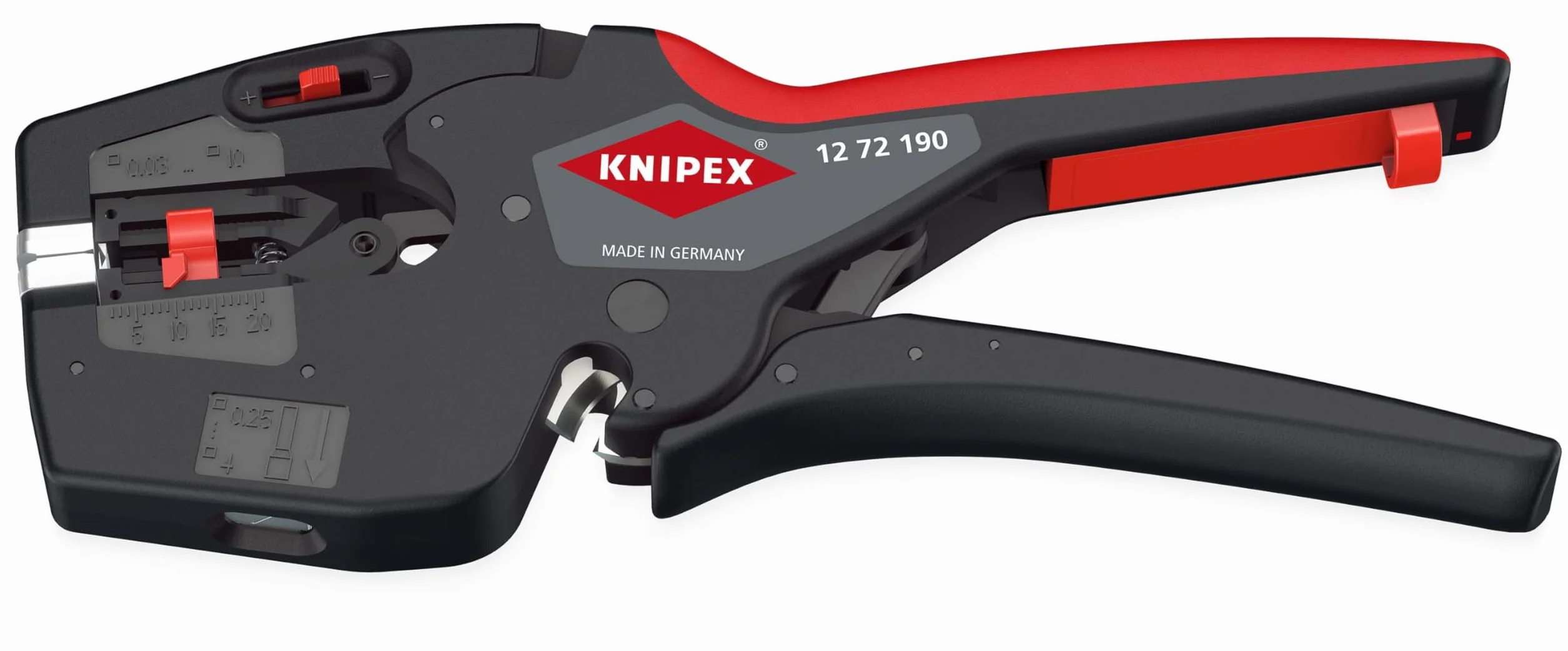 KNIPEX NexStrip 190 mm 12 72 190 Herramienta multifuncional para electricistas