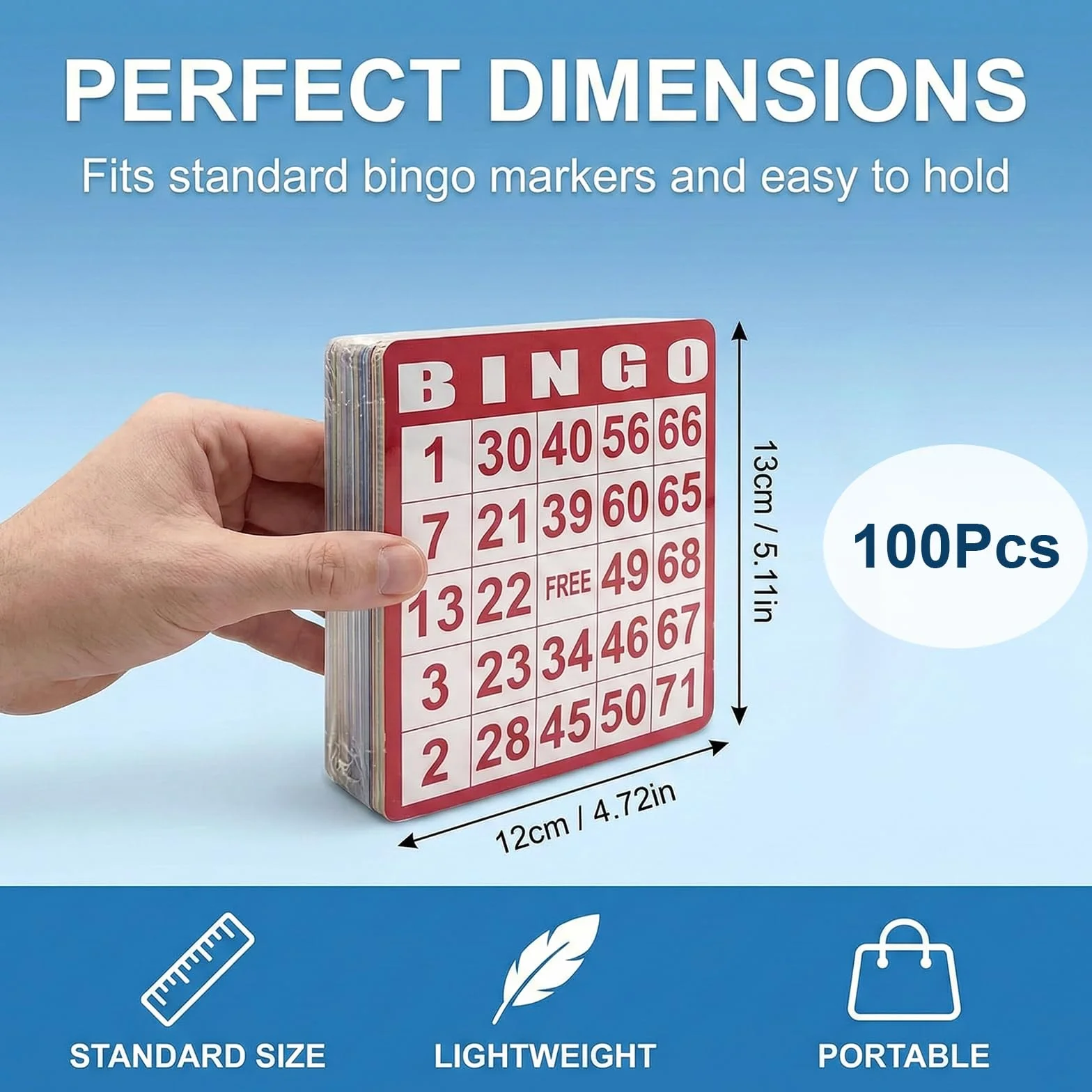 Fichas de Bingo Clásicas para Juegos