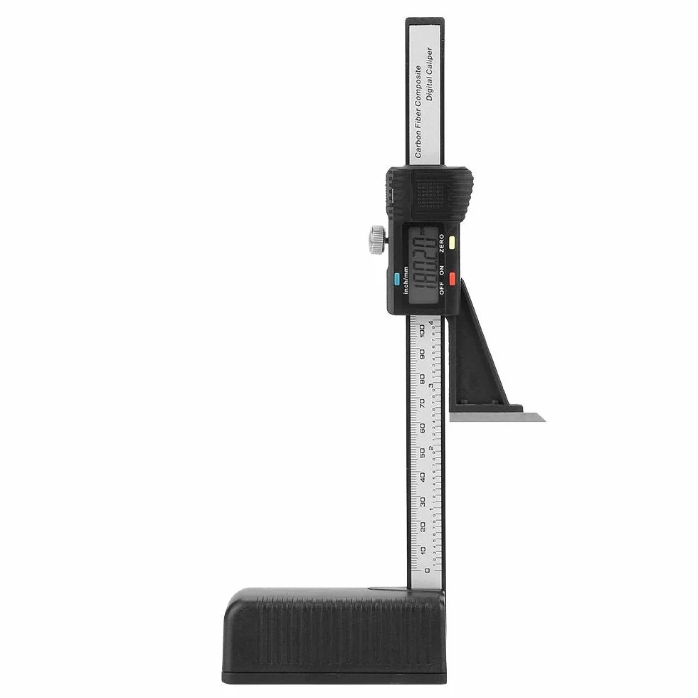 Medidor Digital de Altura y Profundidad 0-150 mm Base Magnética Pantalla LCD Plá de Alta Resistencia