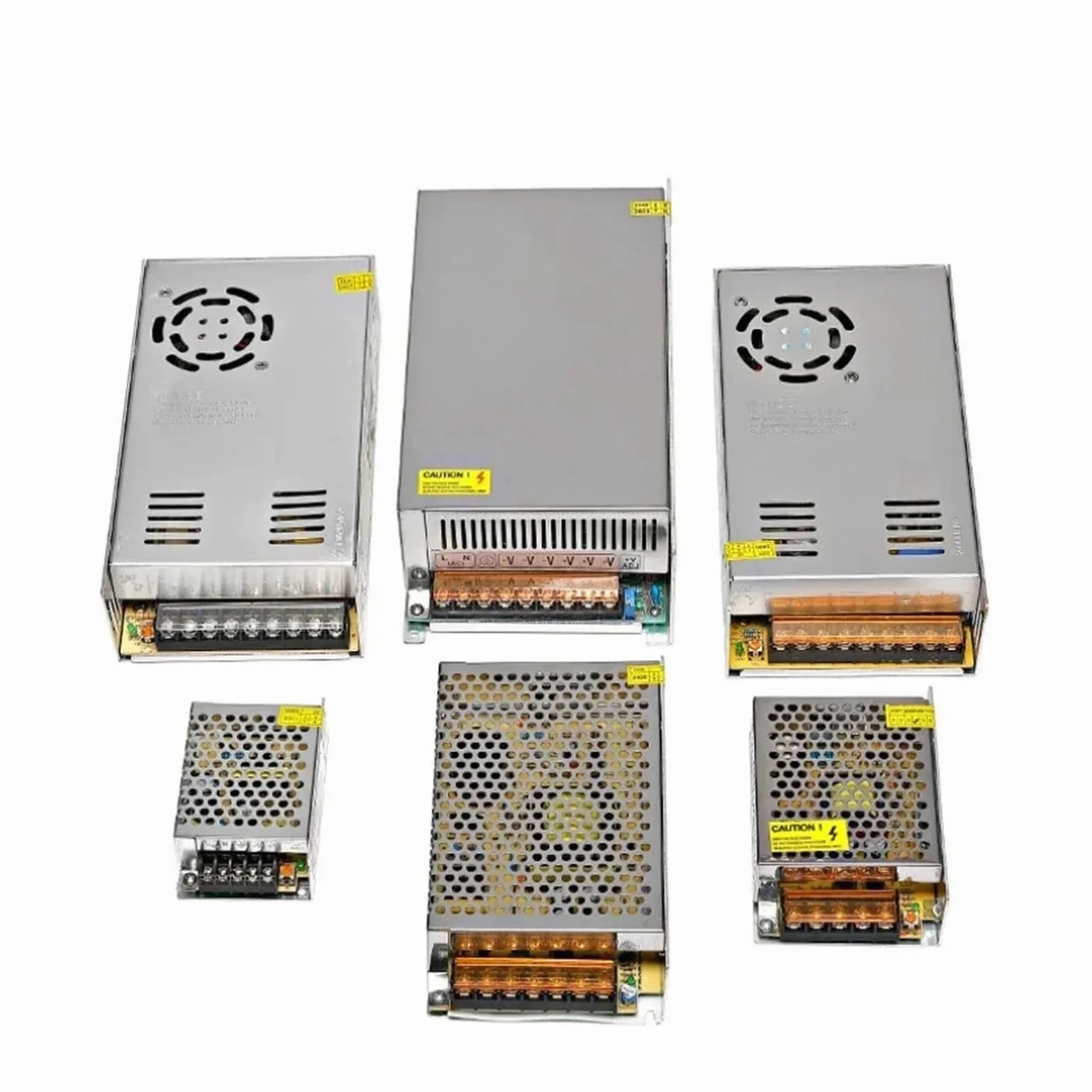 Fuente de alimentación for tiras LED, CA-CC 100-240 V a 12, 100 A, 1200 W, transformador conmutado
