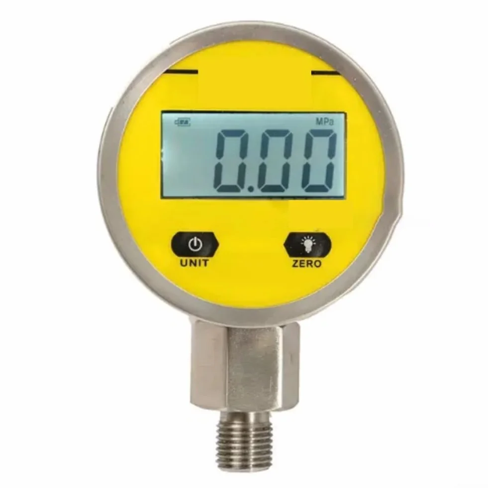Medidor de Presión Digital, Vacuometro de Vacio Digital, Manómetro de Presión, Pantalla Inteligente de Acero Inoxidable, Probador de Presión Hidráulica al Vacío