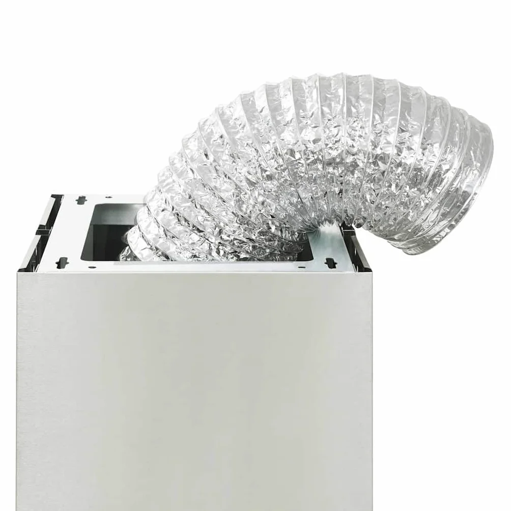 vidaXL Campana Extractora de Techo 90cm Acero Inoxidable 756m³/h LED