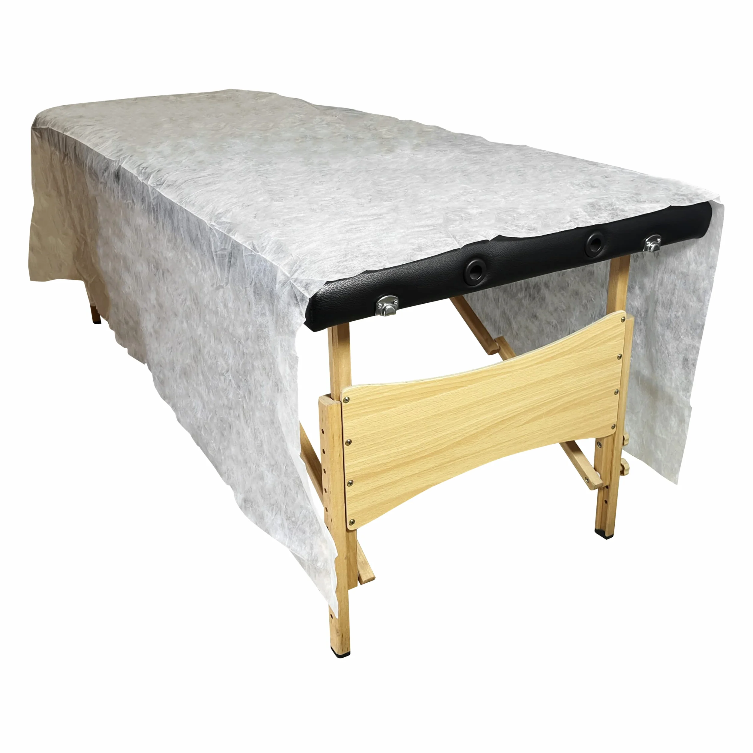 Sábana Desechable SMS No Ajustable 180x210 cm | Pack de sábanas desechables para camilla (100 uds)