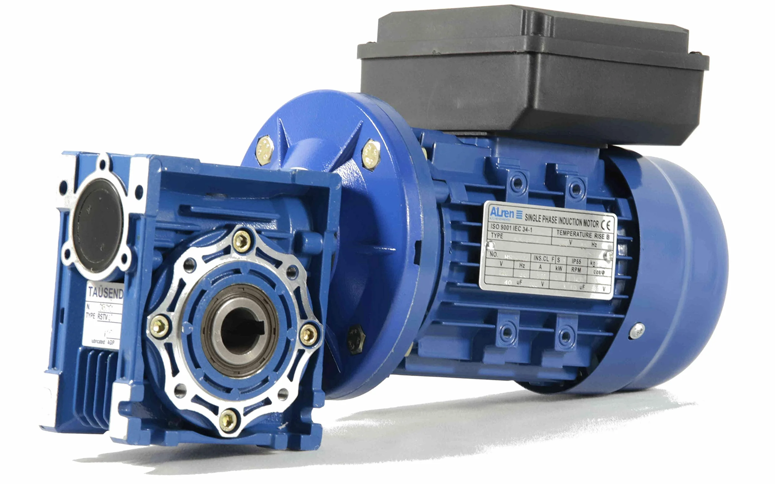 MOTORREDUCTOR MONOFASICO 220V 0,17CV / 0,12KW ARRANQUE MEDIO (46 RPM DE SALIDA)