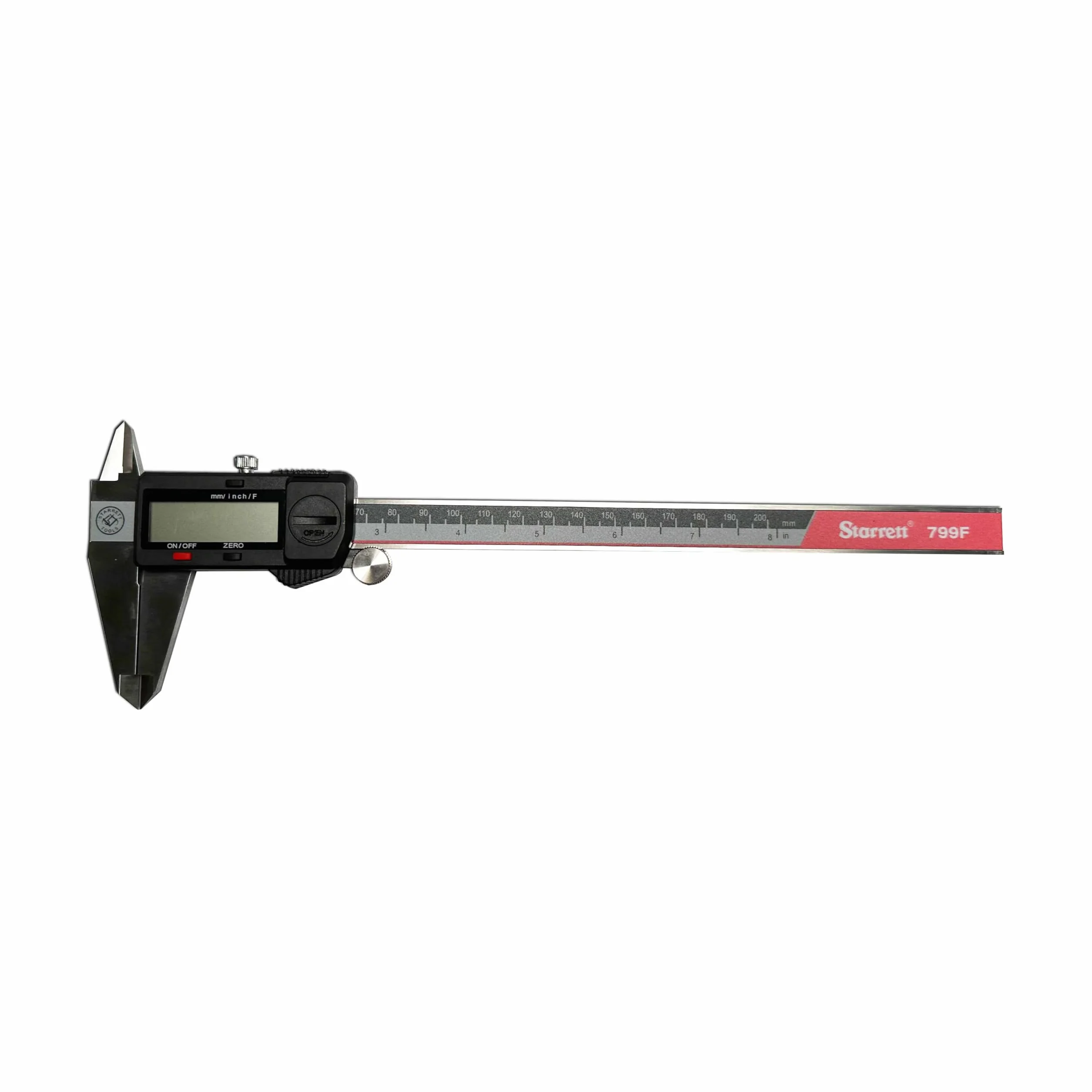 Starrett Calibre Vernier Digital 200 mm con Pantalla Fraccionada