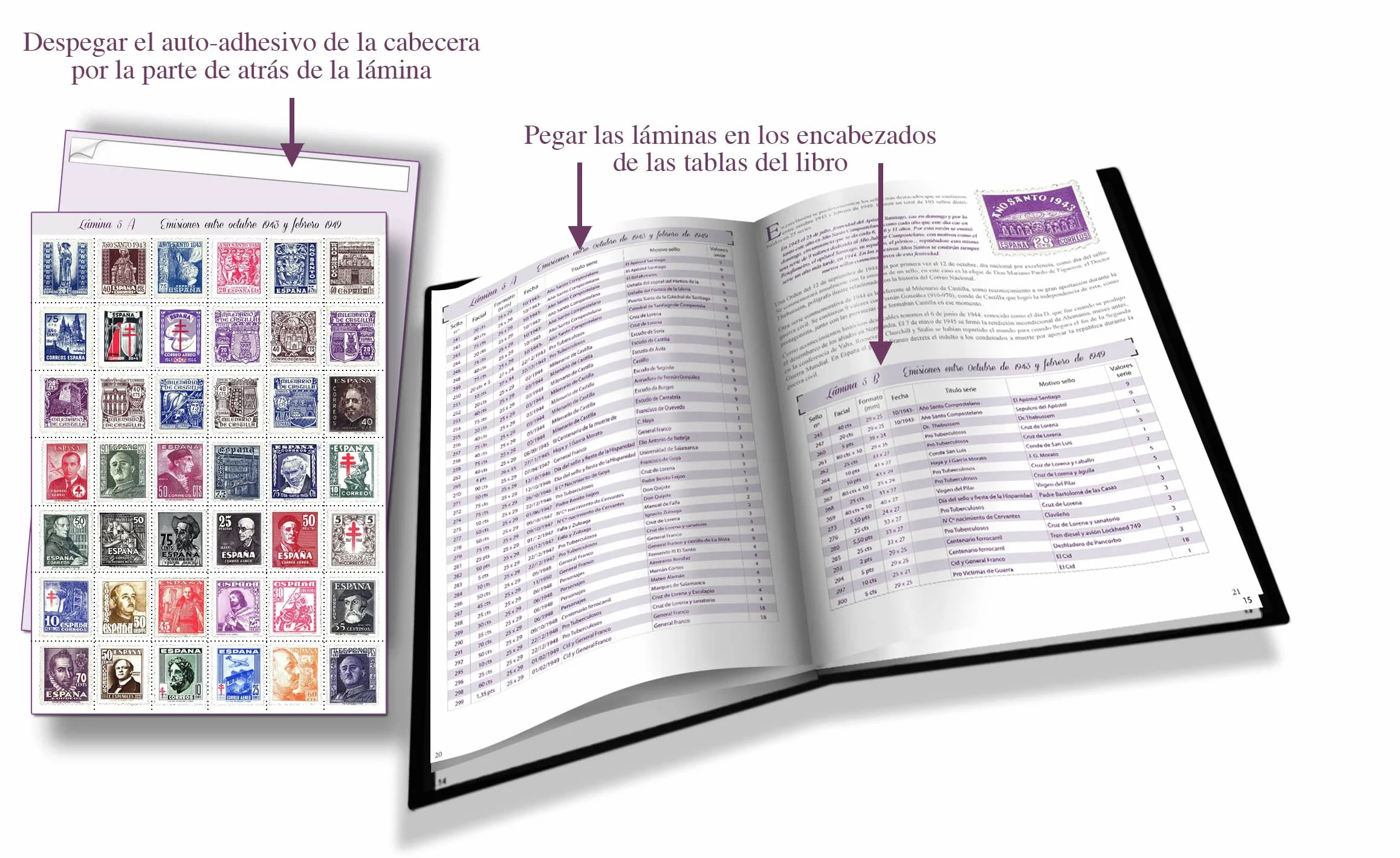 Todos los Sellos de la Peseta. 2.358 sellos con libro archivador. Fiel reproducción de todos los sellos emitidos en pesetas, desde 1872 hasta 2000