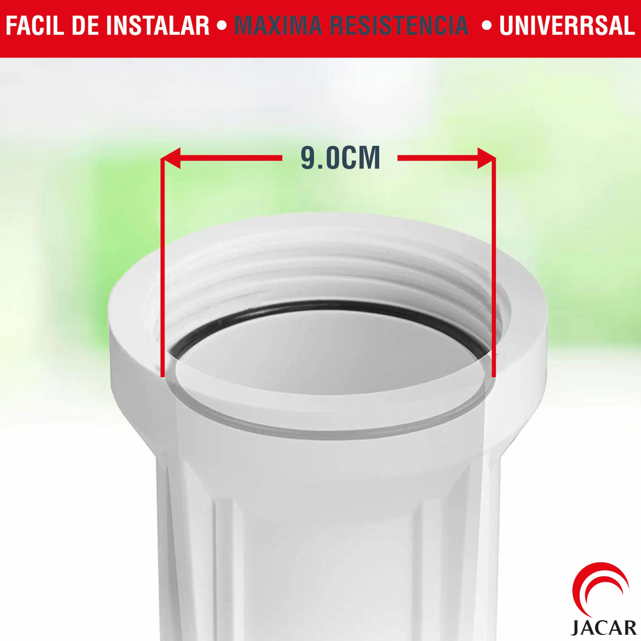 JACAR Kit de 3 Juntas Toricas para Vasos de Osmosis Inversa 5 Etapas, Compatible