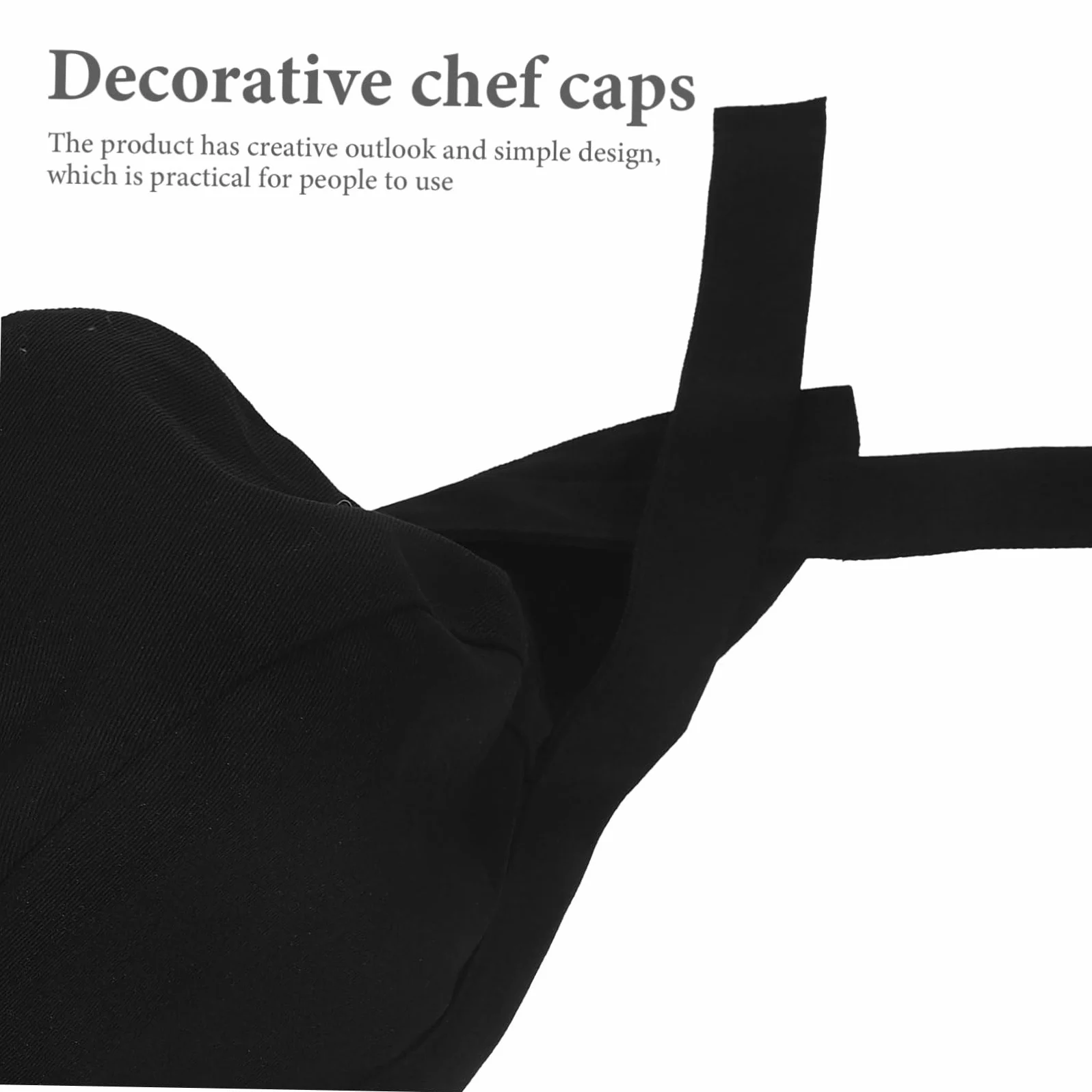 Beavorty Gorros De Chef De Algodón Unisex, Cómodo y Ligero, 6 Unidades, Color Negro, para Restaurantes, Panaderías y Barbacoas, Diseño Clásico y Duradero