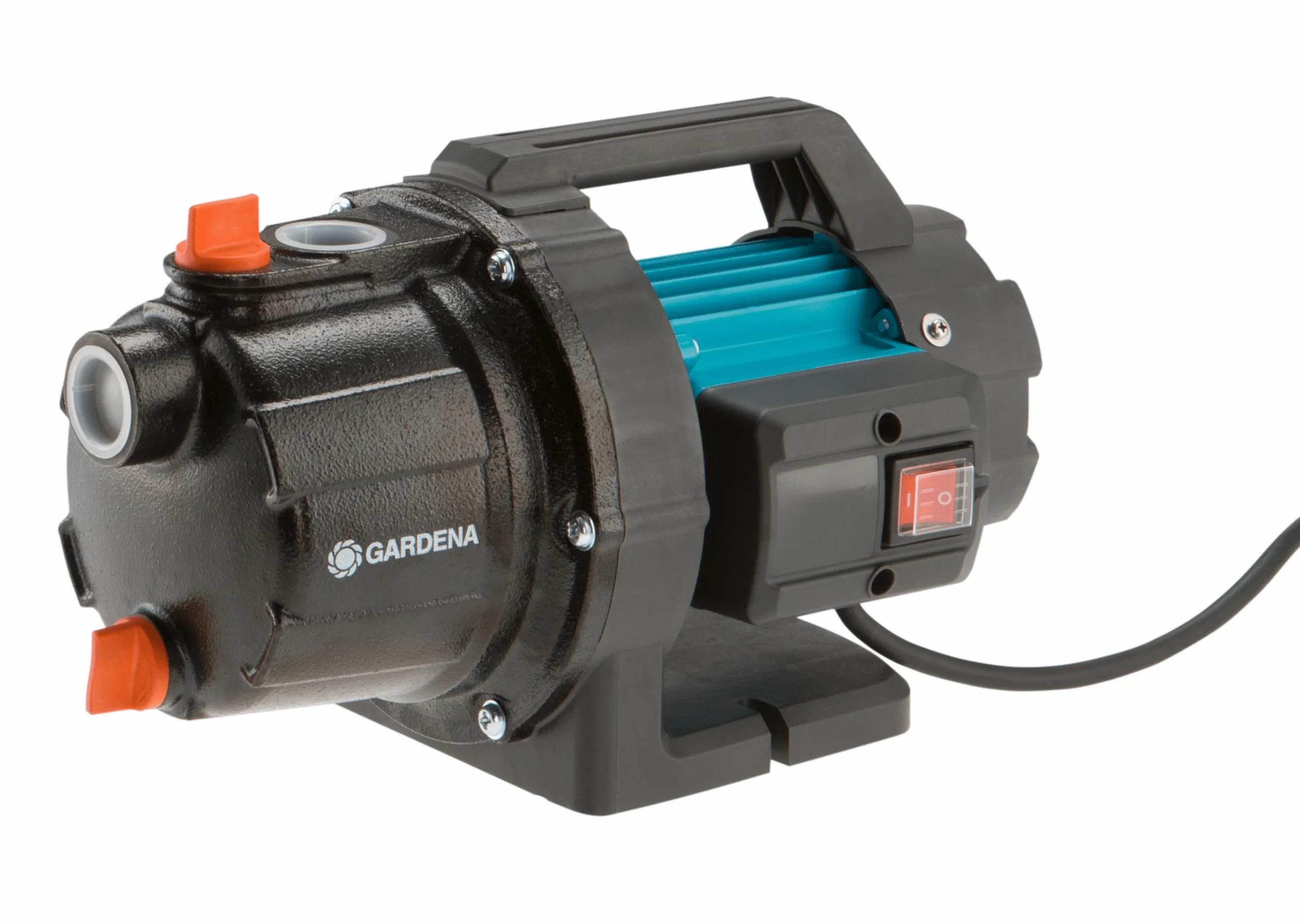 Gardena Bomba de jardín 3700/4 Basic: bomba de riego caudal 3700 l/h, potencia 800 W, duradera gracias al eje de acero inoxidable, carcasa de fundición, posibilidad de conexión de rociadores (9014-47)