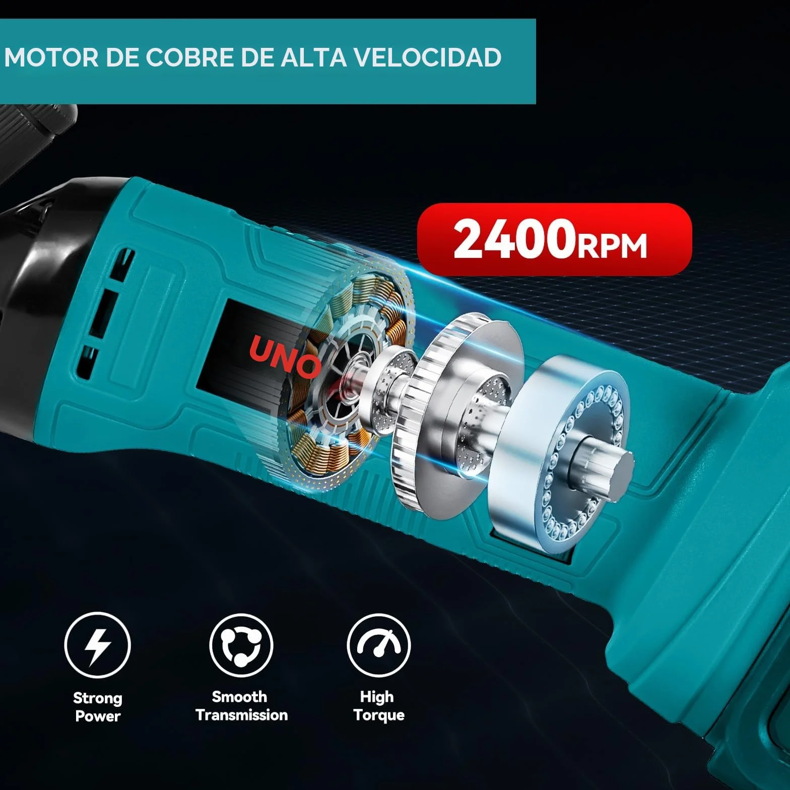 ONEVAN tijeras para ovejas inalámbricas, 200w portátil esquiladora de ovejas con batería de 2x4.0ah, 2400rpm, tijeras eléctricas para ovejas, cabras y alpacas, 6 velocidades, 13tooth