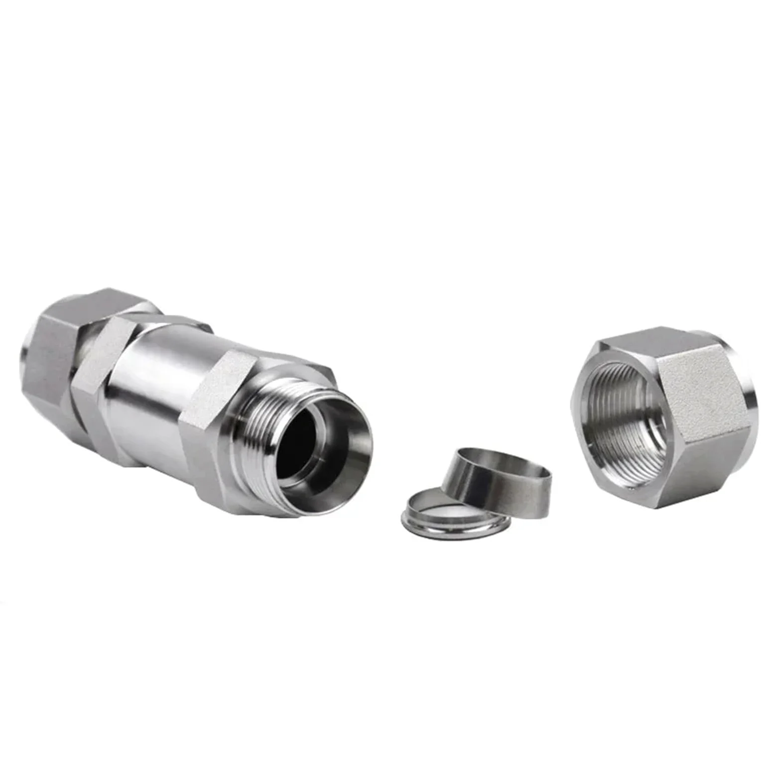 Válvula unidireccional de acero inoxidable 304 con tubo de diámetro exterior de 1/8, 1/4, 3/8 y 1/2 pulgadas, válvula de retención antirretorno, 1 unidad(18mm)