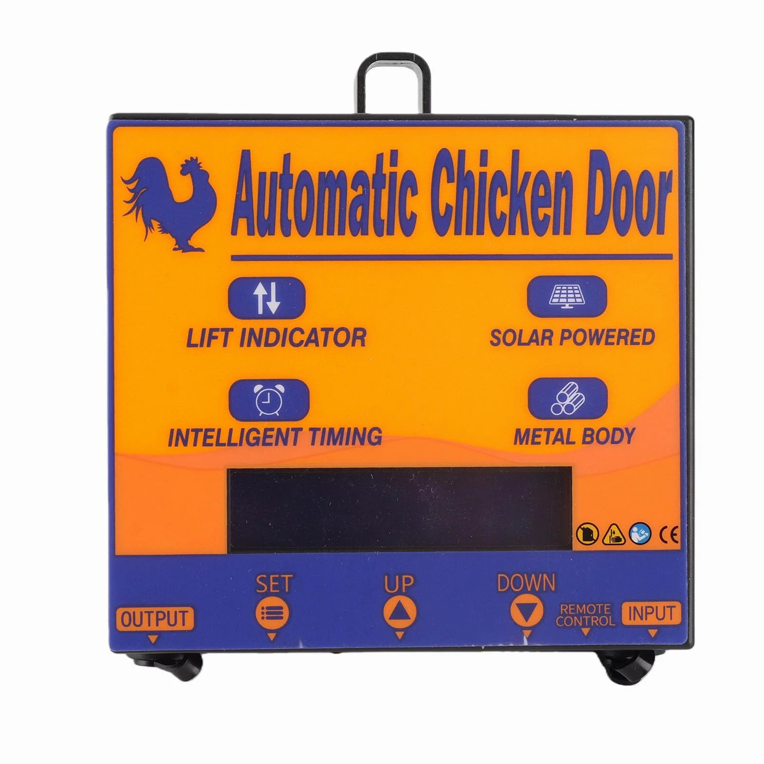 Puerta Automática para Gallinero con Temporizador, Abridor de Cortina Enrollable para Pollos, Patos y Gansos: Fácil de Usar, Seguro y Confiable