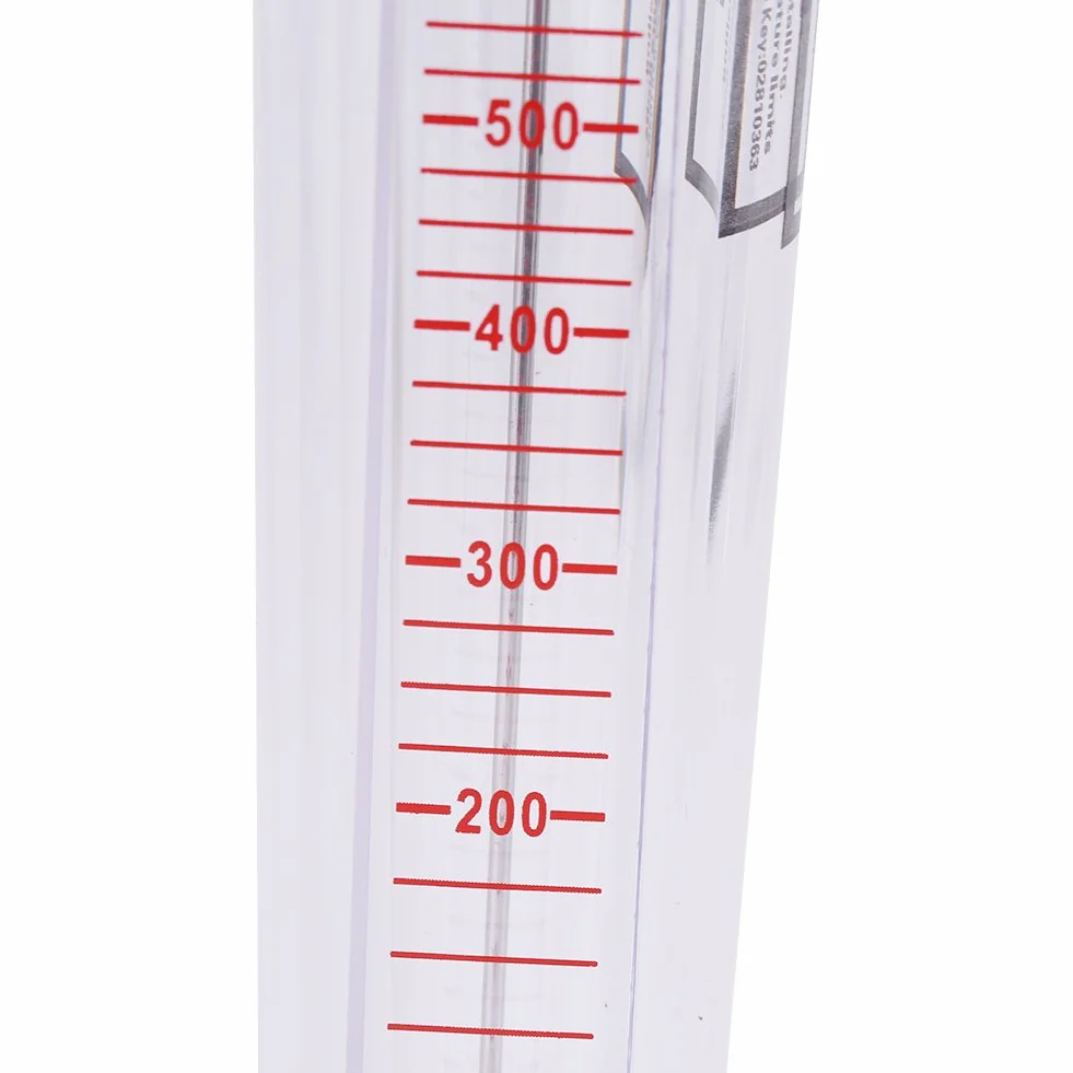 Akozon Rotameter Agua Líquida Medidor Flujo LZS-15 60-600L/H