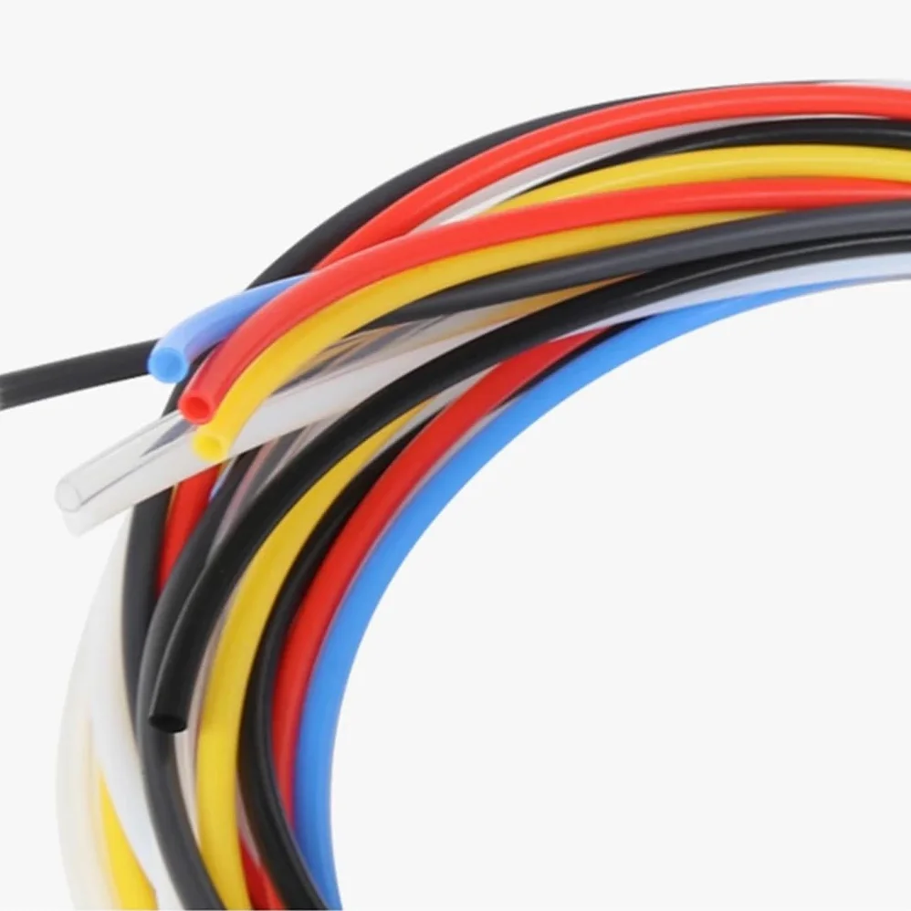 Tubo de PTFE 0,3mm 0,5mm 0,6mm 0,8mm 1mm F46 manguera aislante funda de teflón pieza de impresora 3D tubo rígido extrusora en caliente Convery