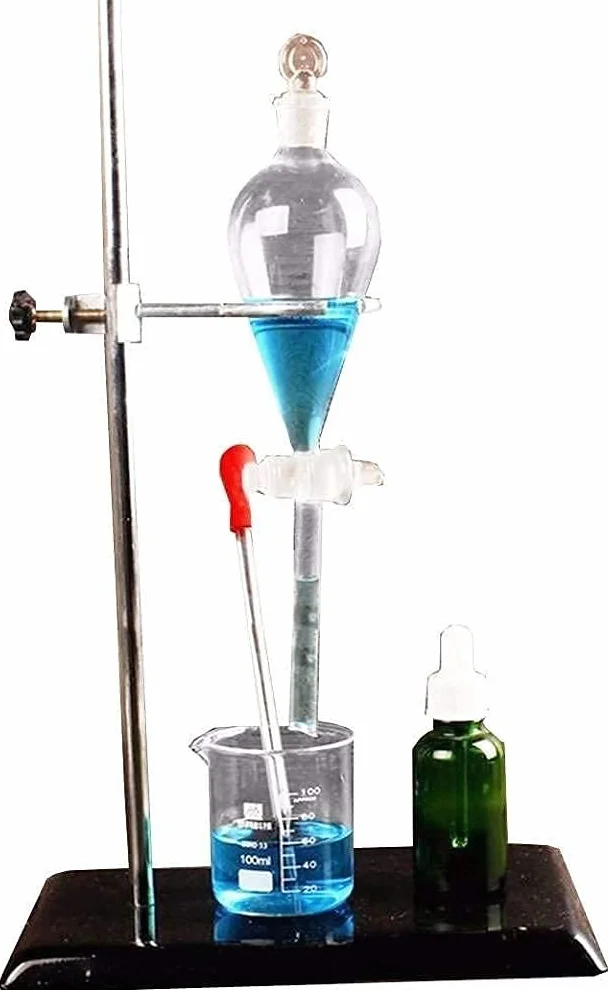 VejiA Aparato de extracción de aceites Esenciales 500 ml Equipo de Laboratorio Conjunto de Unidad de destilación Kit de cristalería de Laboratorio Destilador de Agua