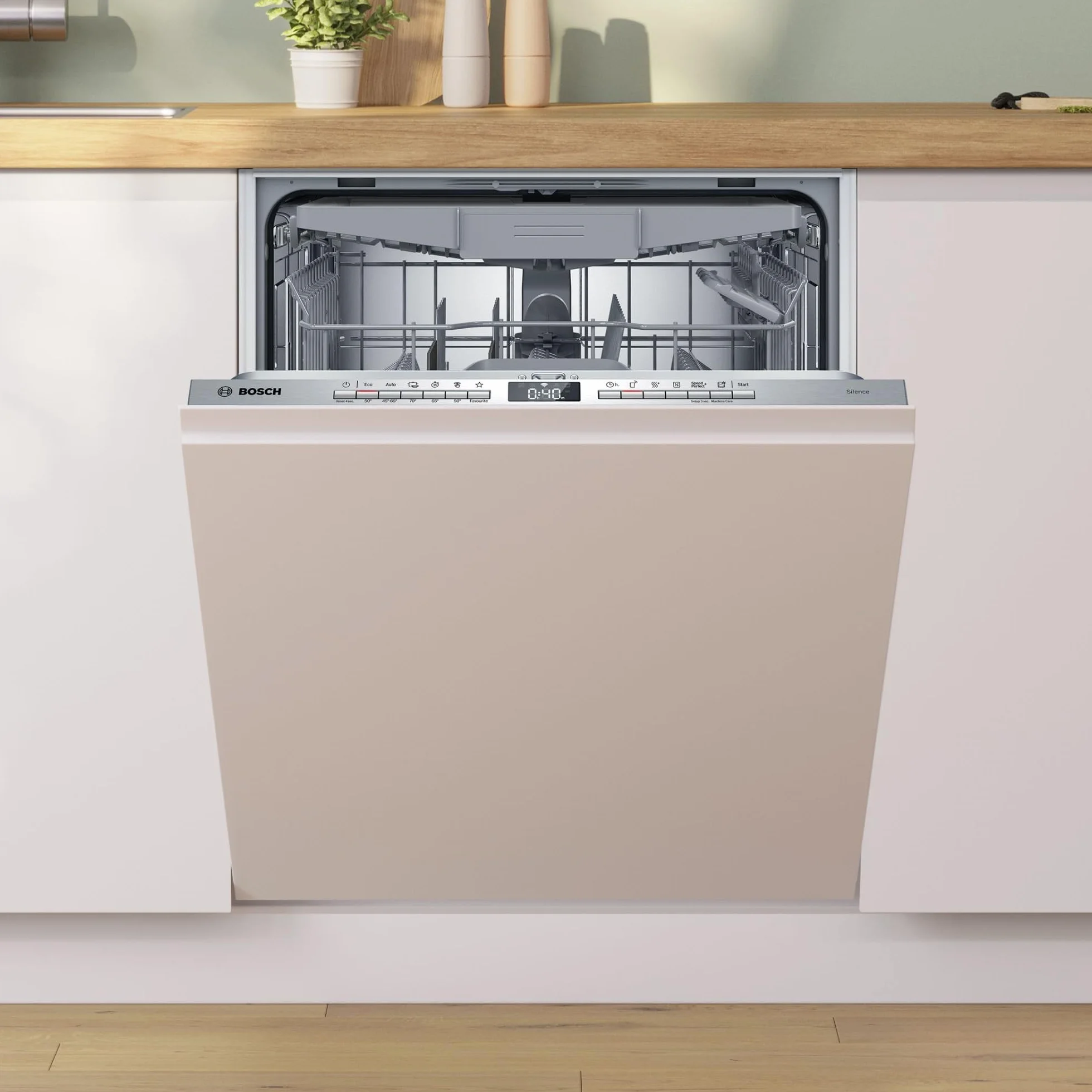 Bosch Lavavajillas Totalmente Integrable Serie 4 XXL 60 cm Extra Secado SBH4HVX14E
