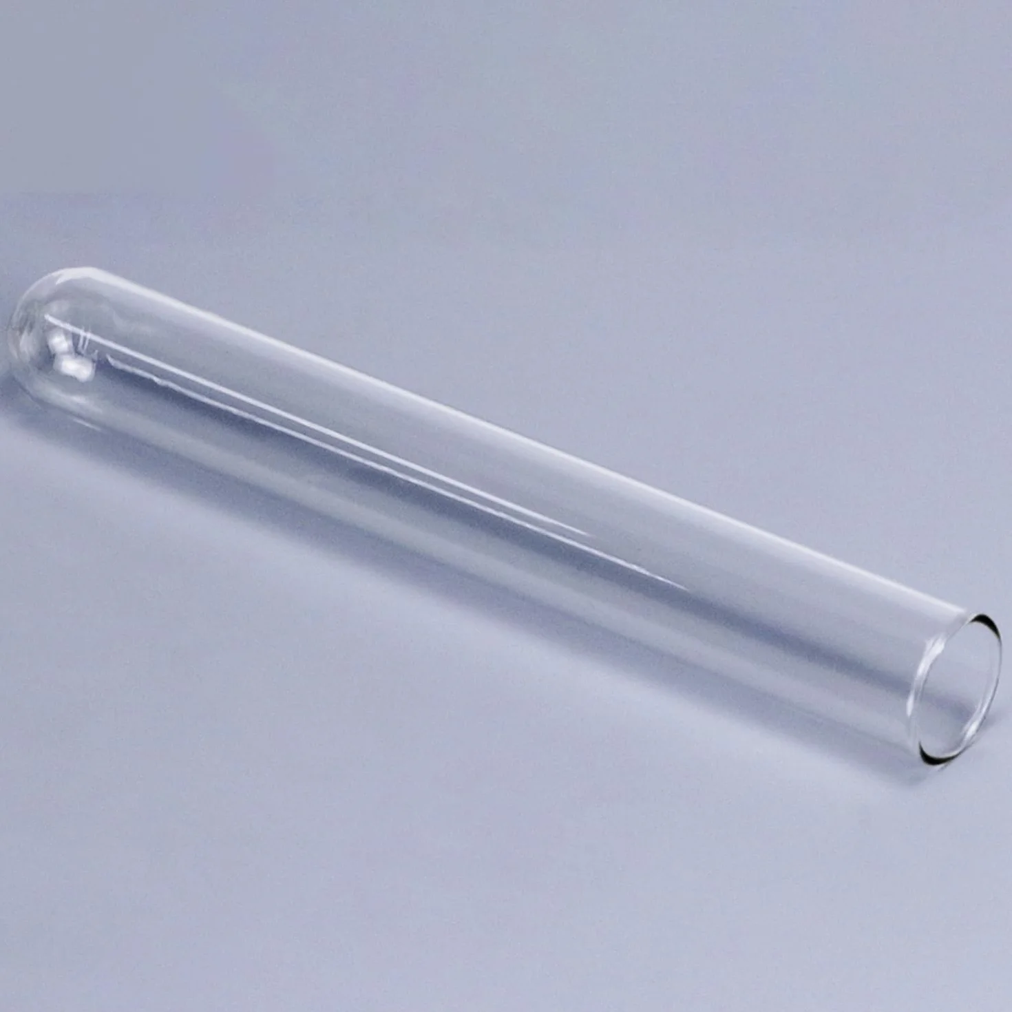 Tubo de Prueba de Vidrio de Borosilicato, 20mm x 150mm, Fondo Redondo, 20 Unidades