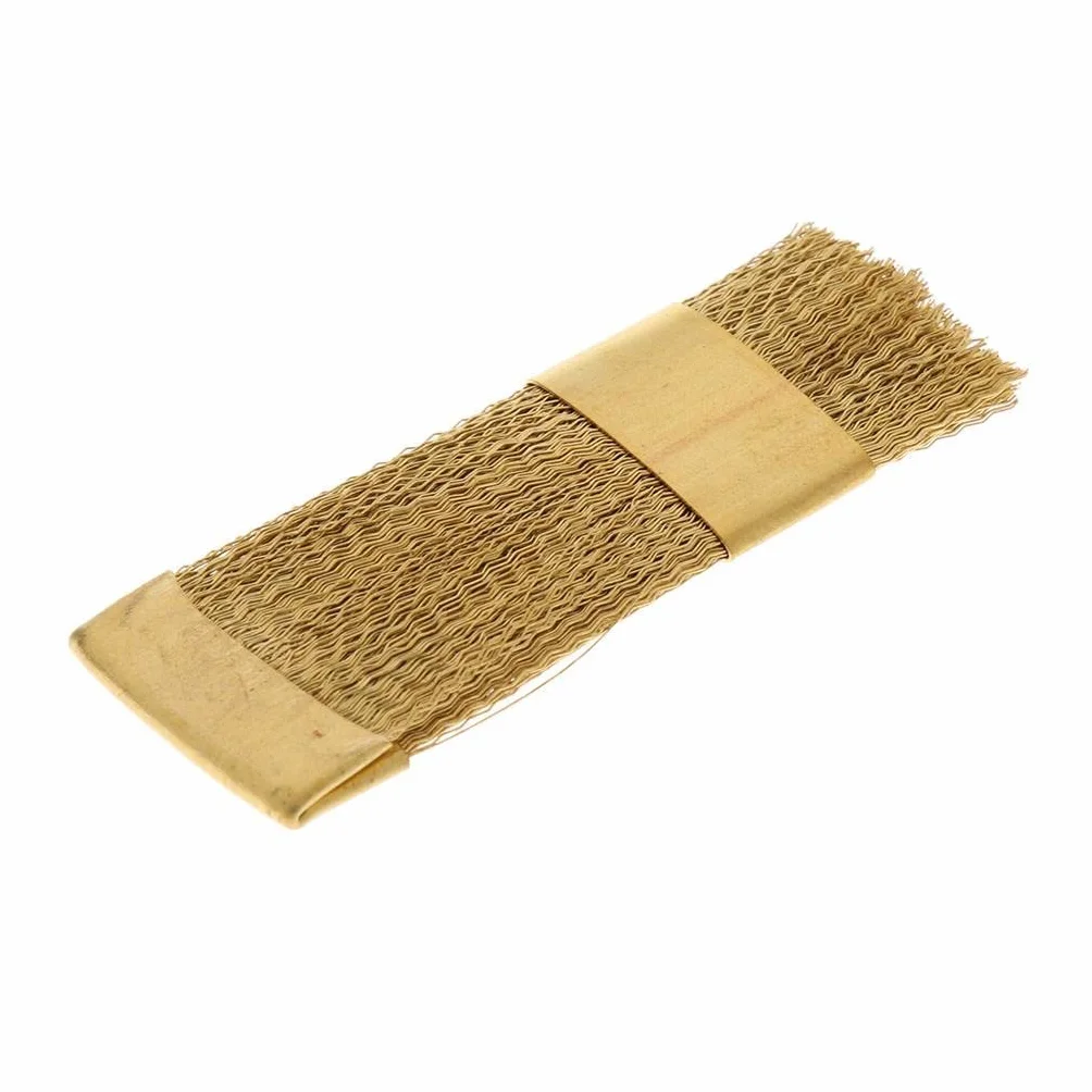 Cepillo Plano de Cobre Latón para Limpiar Fresas