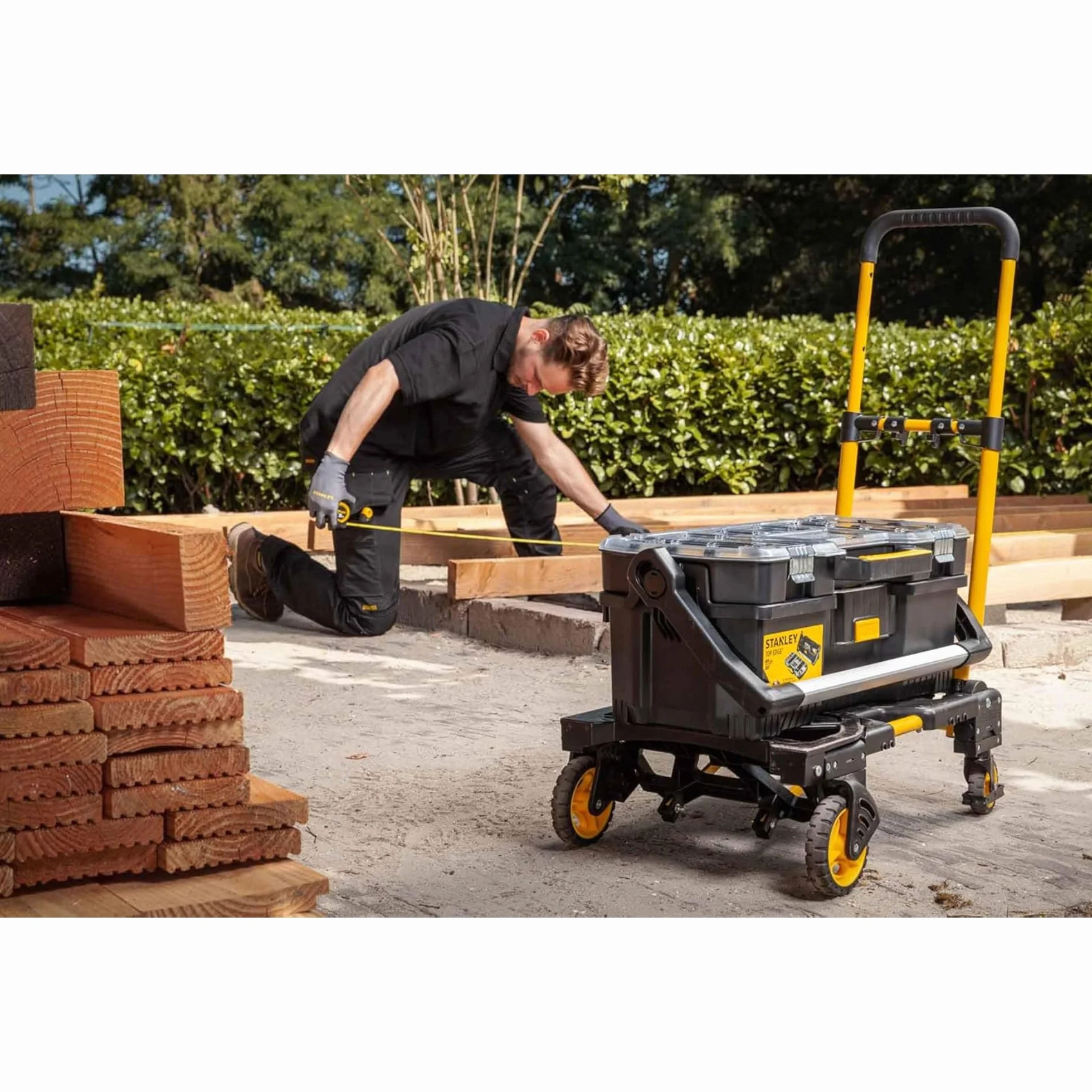 Stanley SXWTD-FT585 2-en-1 Carro y Caretilla Plegable 70kg 137kg Plástico/Acero