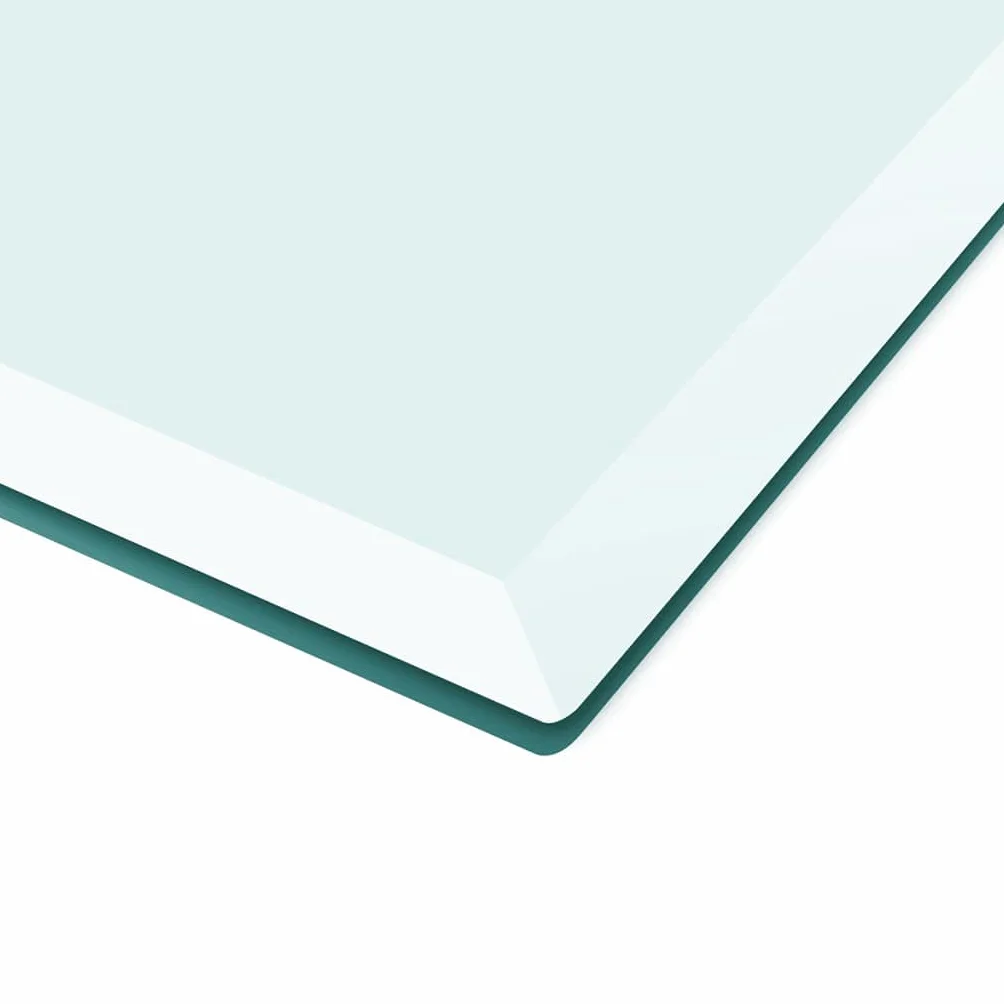 homiuse Tablero de Mesa de Cristal Templado Cuadrado 1200x650 mm Tablero para Escritorio Es Ideal para Mesas De Comedor Mesas De Centro Mesas De Jardín Alta Dureza Seguro Y Duradero