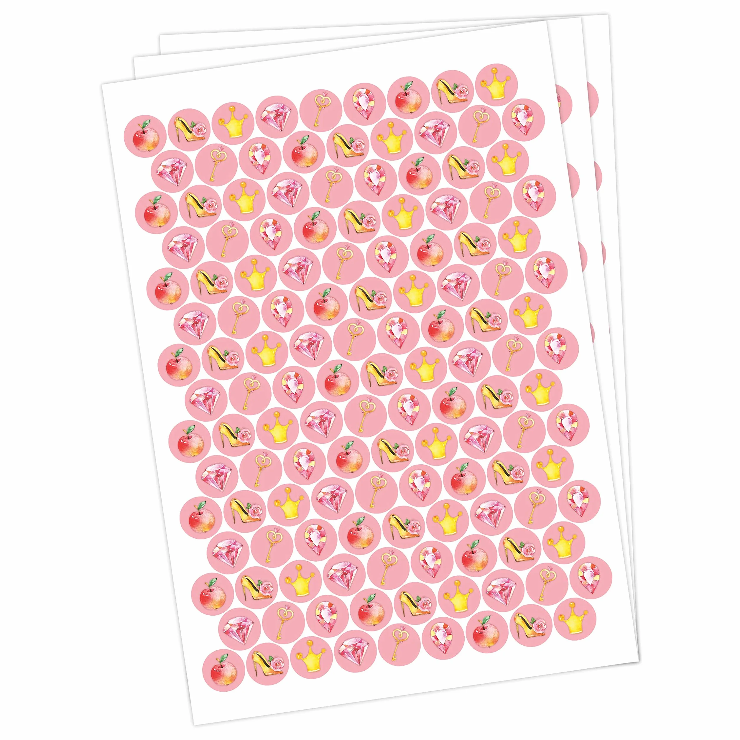 Papierdrachen Juego de Tablero de recompensas para niños Bloc 10 Hojas Pegatinas Princesa Set 18