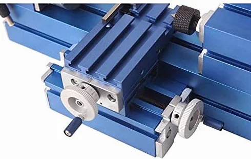 Mini máquina de torno de metal motorizado de 24 W Mini fresadora DIY Benchtop carpintería Torno Kit de herramientas para modelos, manualidades, ciencias educación