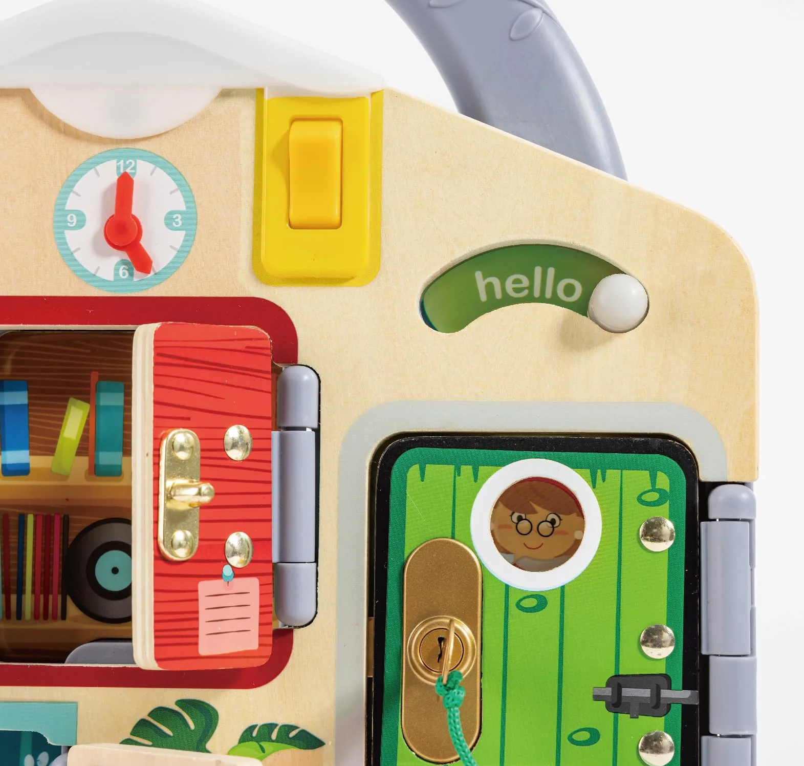 Hape Tablero de Juego Bloquea y Aprende Juguete Educativo 3 Años