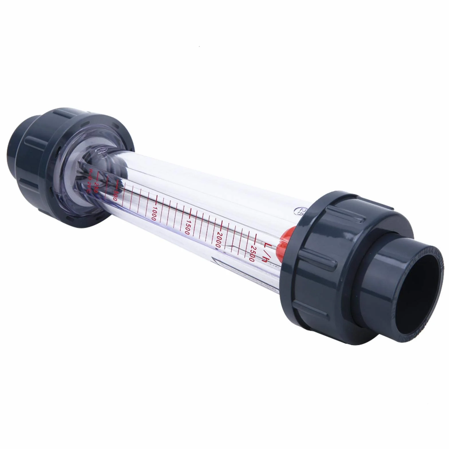 Medidor de caudal LZS-25 (D) 250~2500L/h plástico ABS alta precisión