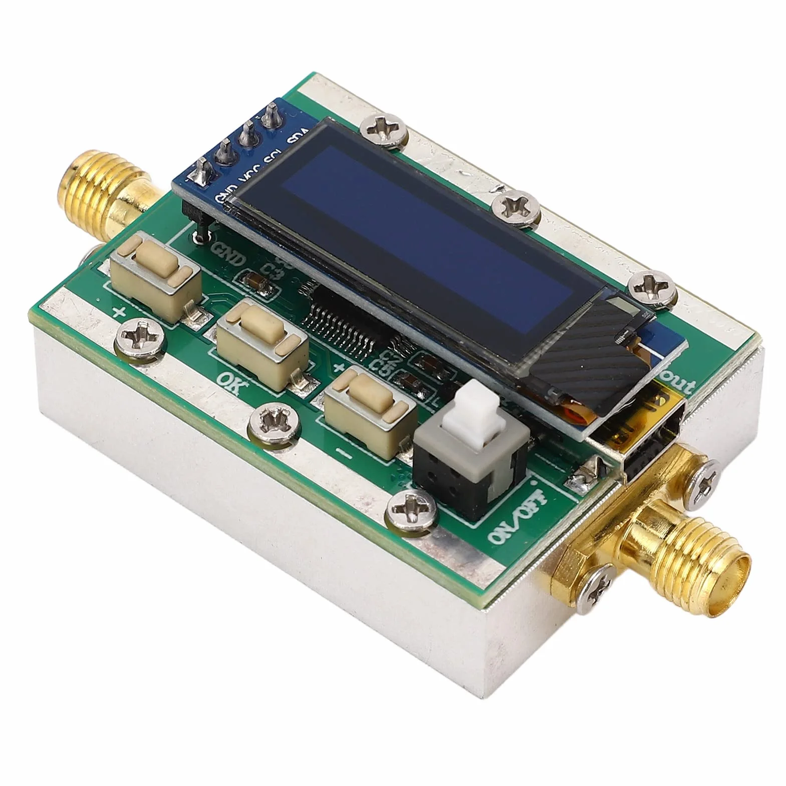 Módulo Atenuador de RF Digital, Interfaz Universal RP SMA, Baja Pérdida de Inserción con Cable USB