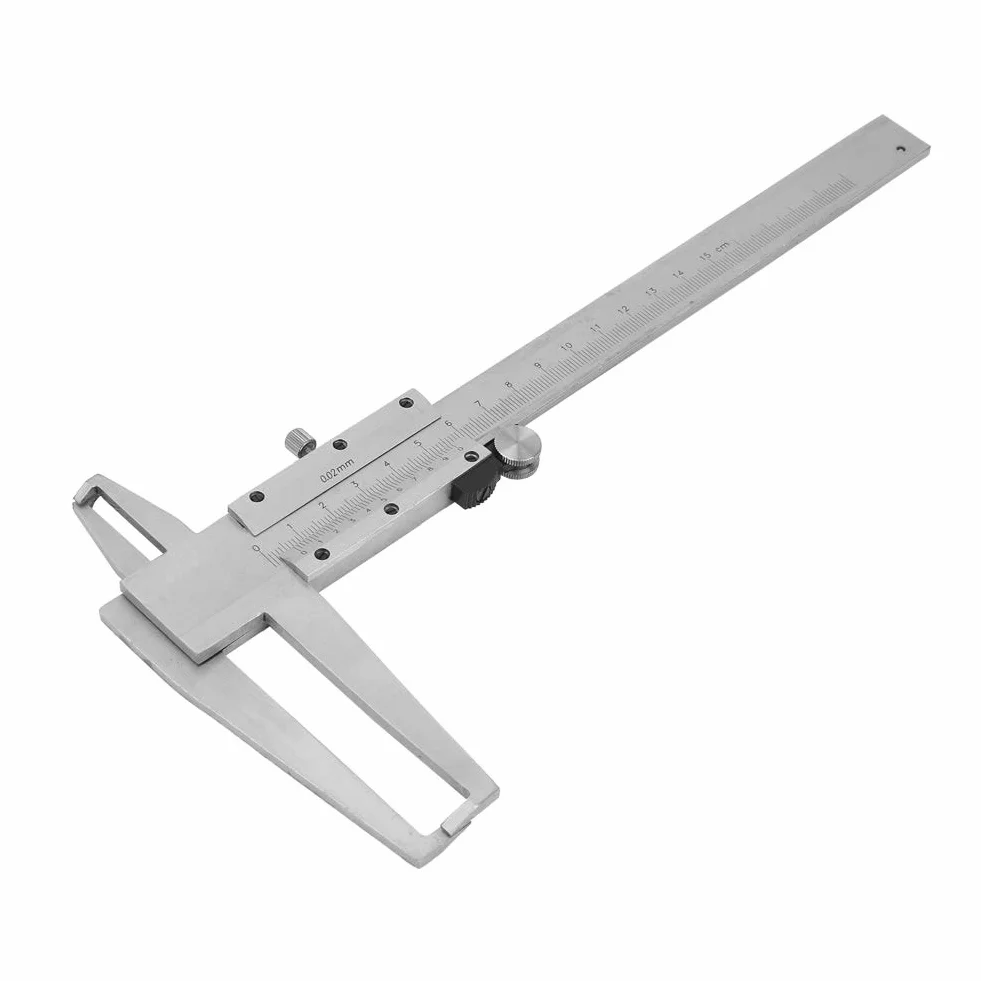 KIMISS Calibrador Vernier 9-150 Mm Acero Carbono Herramienta de Medición de Precisión