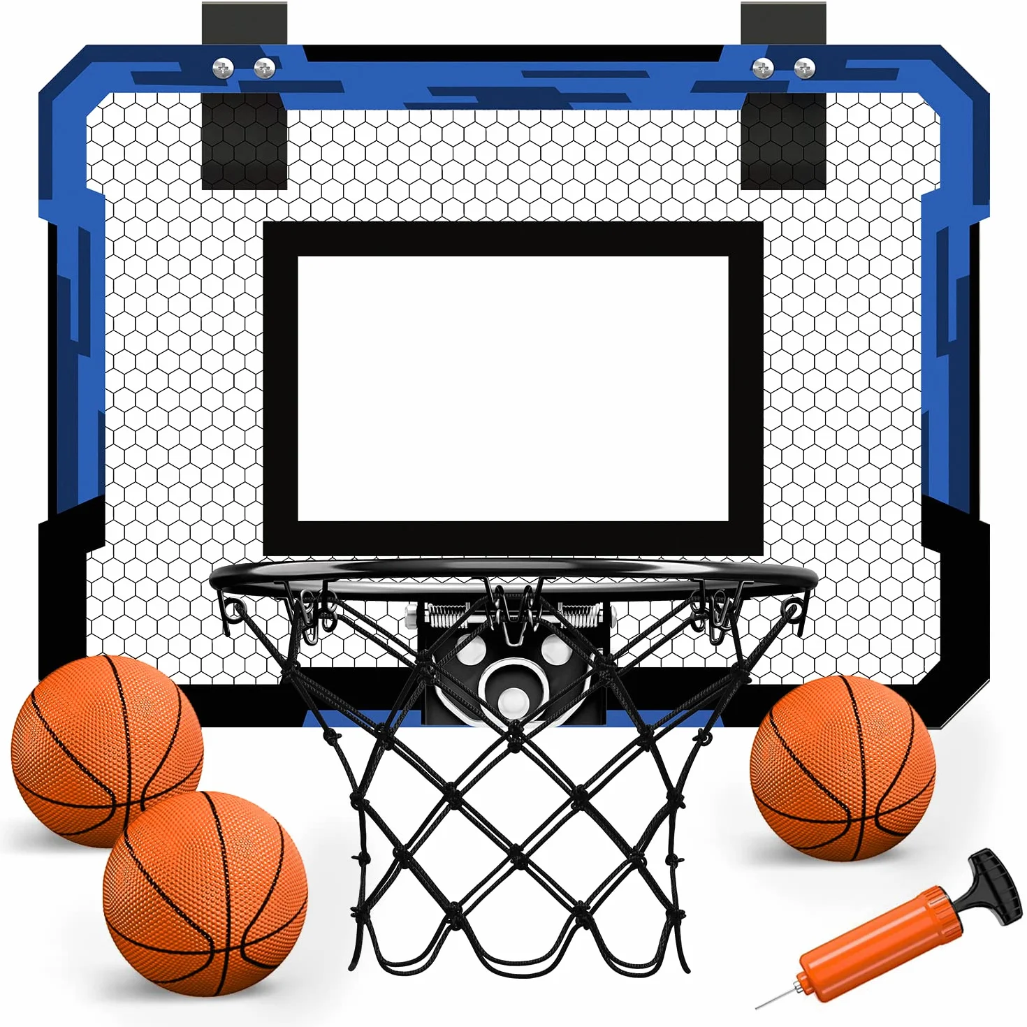 QDRAGON Mini Canasta Baloncesto Interior con 3 Pelotas para Niños y Adultos