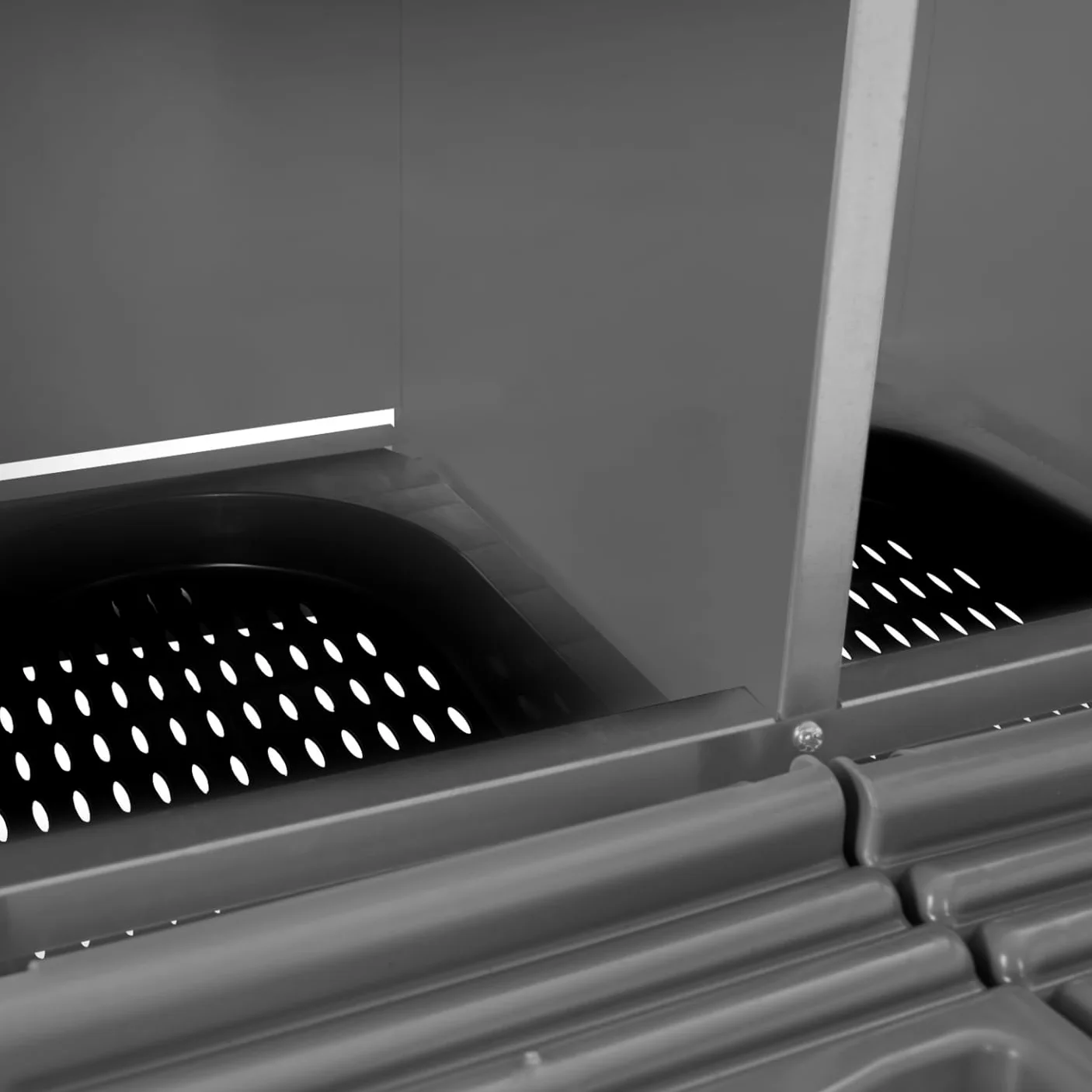 IDMarket - Ponedero para gallinas 3 ubicaciones nidal de metal con Fondo