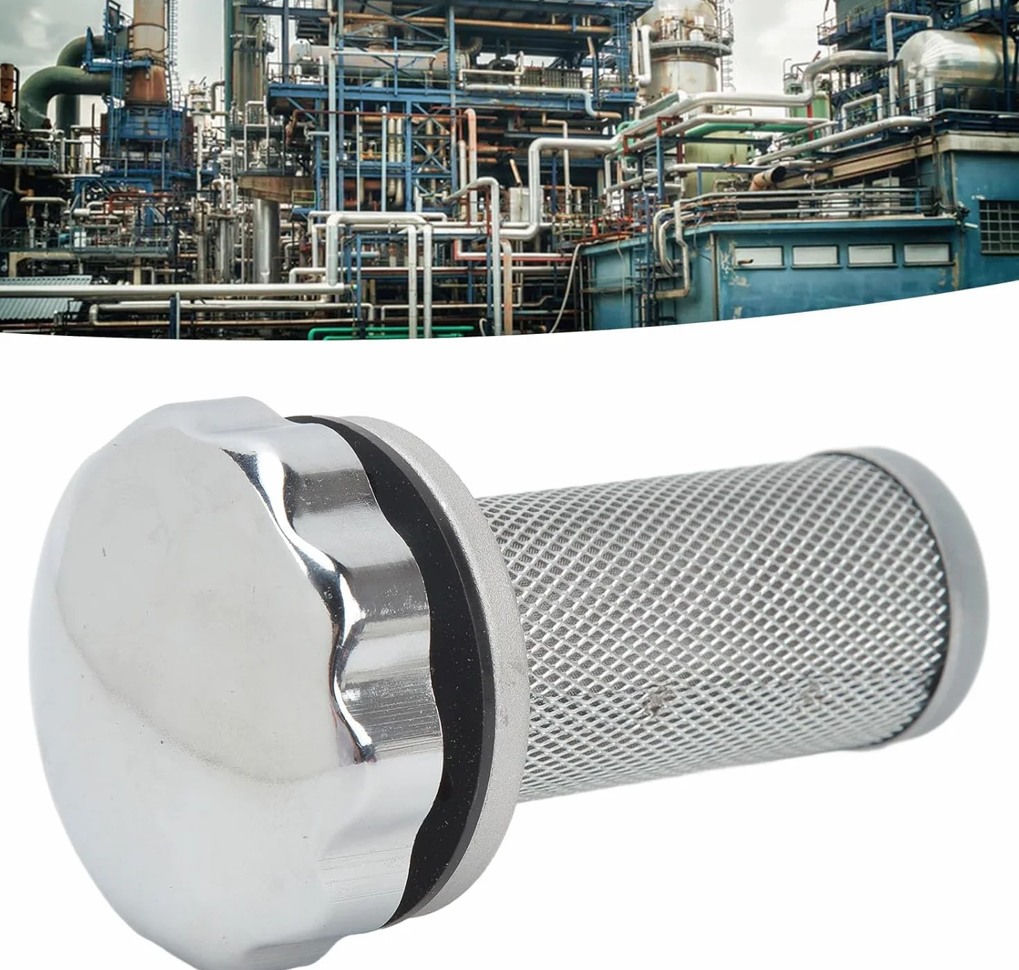 Filtro de Aire para Tanque Hidráulico EF4-50, Inoxidable, Industria Petrolera y Química