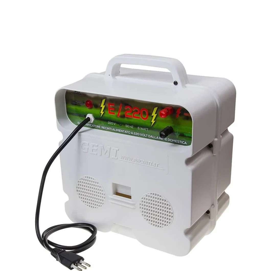 Pastor Eléctrico Electrificador para Cercas Eléctricas con Alcance de 5000 Metros Gemi