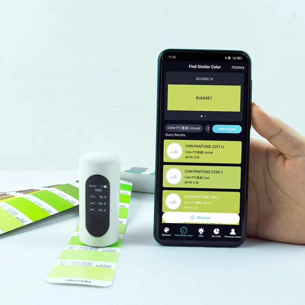 Mini Colorímetro, Analizador de Color Digital para Capturar, Igualar y Medir Valores de Pintura