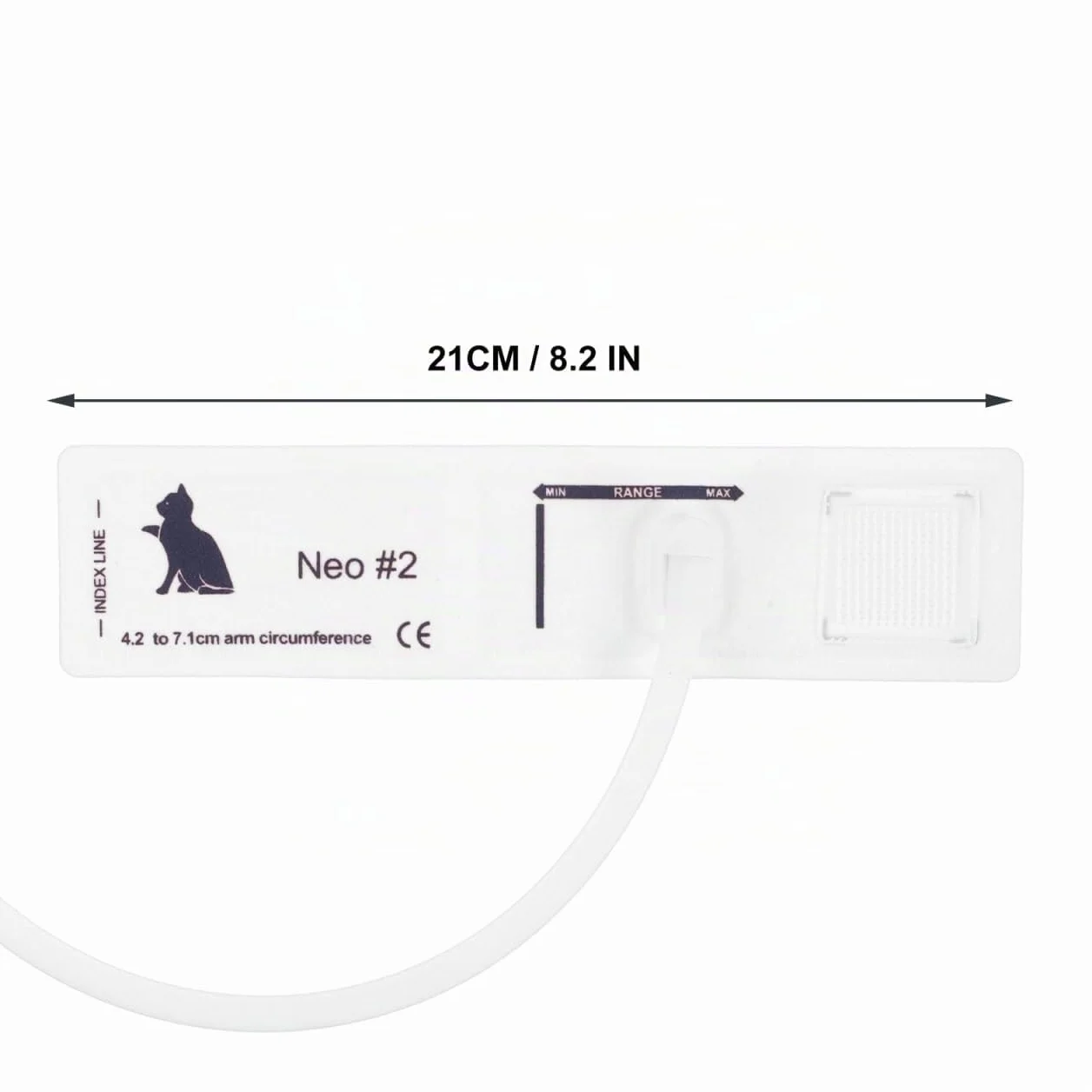 POPETPOP Manguito de presión arterial para animales, tamaño universal, manguito reutilizable de tela no tejida suave para gatos y perros, monitoreo preciso en uso doméstico